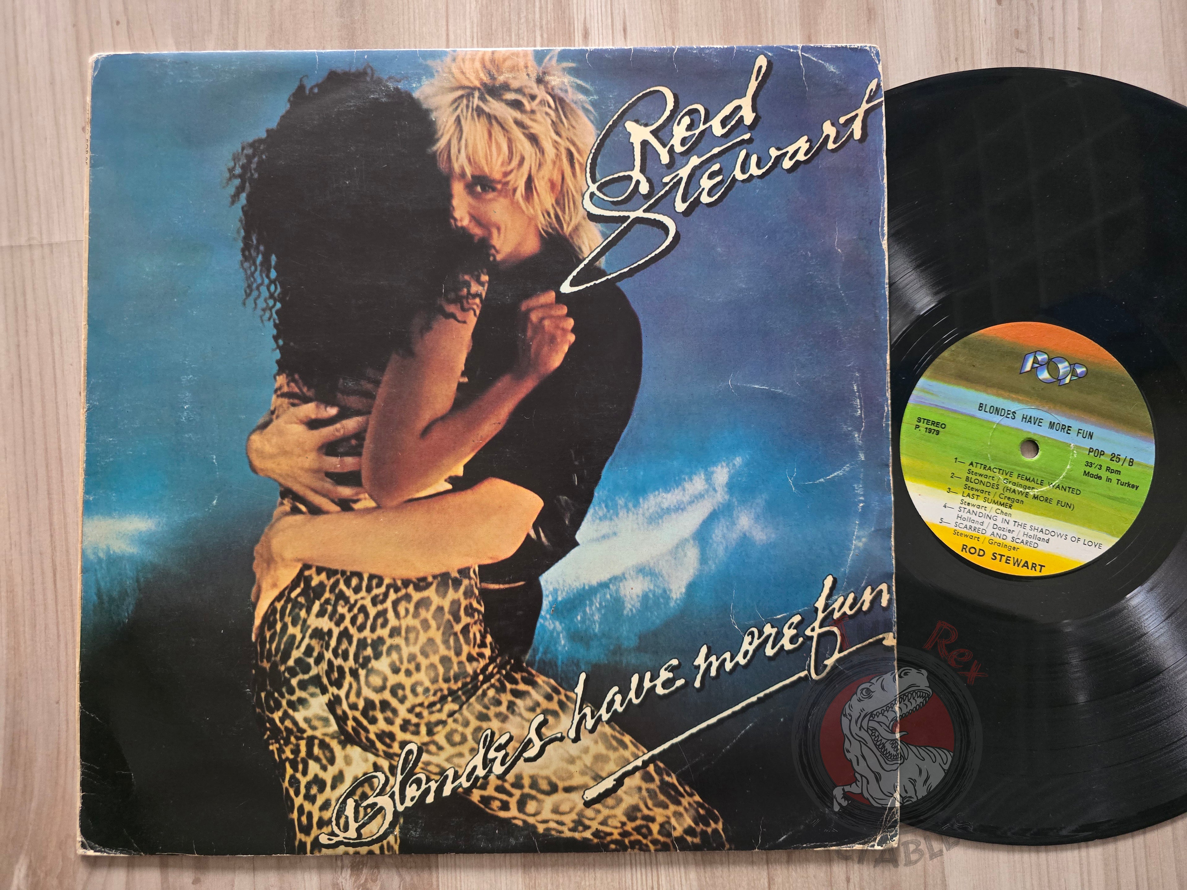 Rod Stewart – Blondes Have More Fun Turkish Pressing Vinyl Turkey Edition