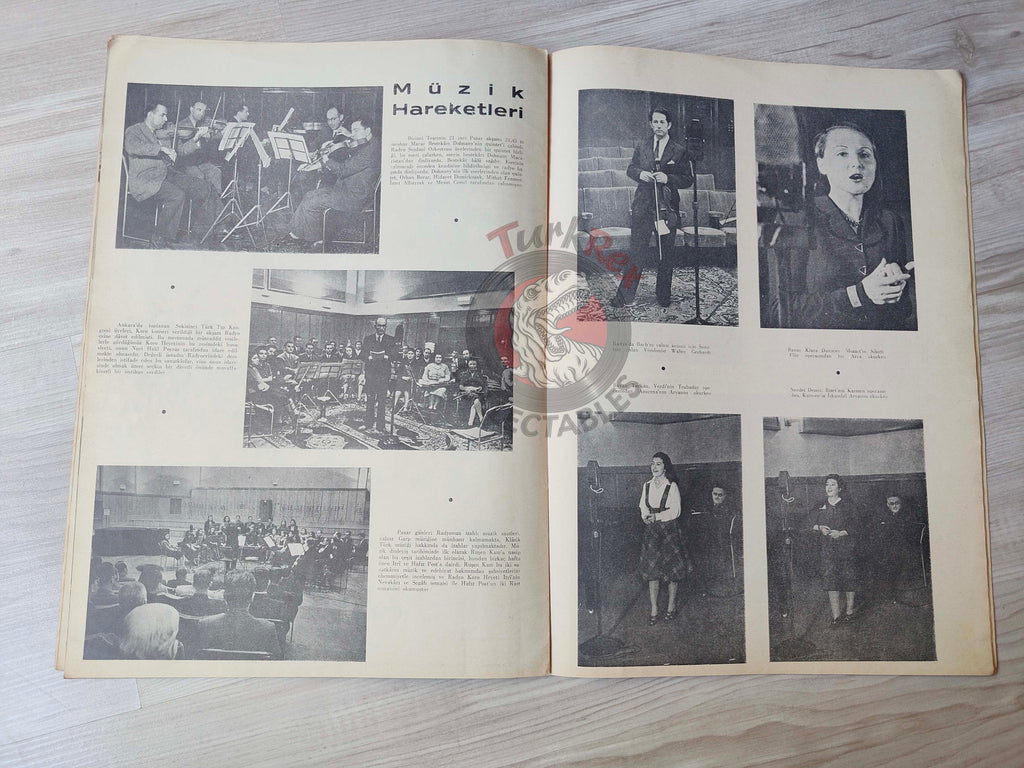 Radyo 1943 İsmet İnönü The 20th Anniversary of the Republic of Turkey Turkish Magazine WW2 World War Two