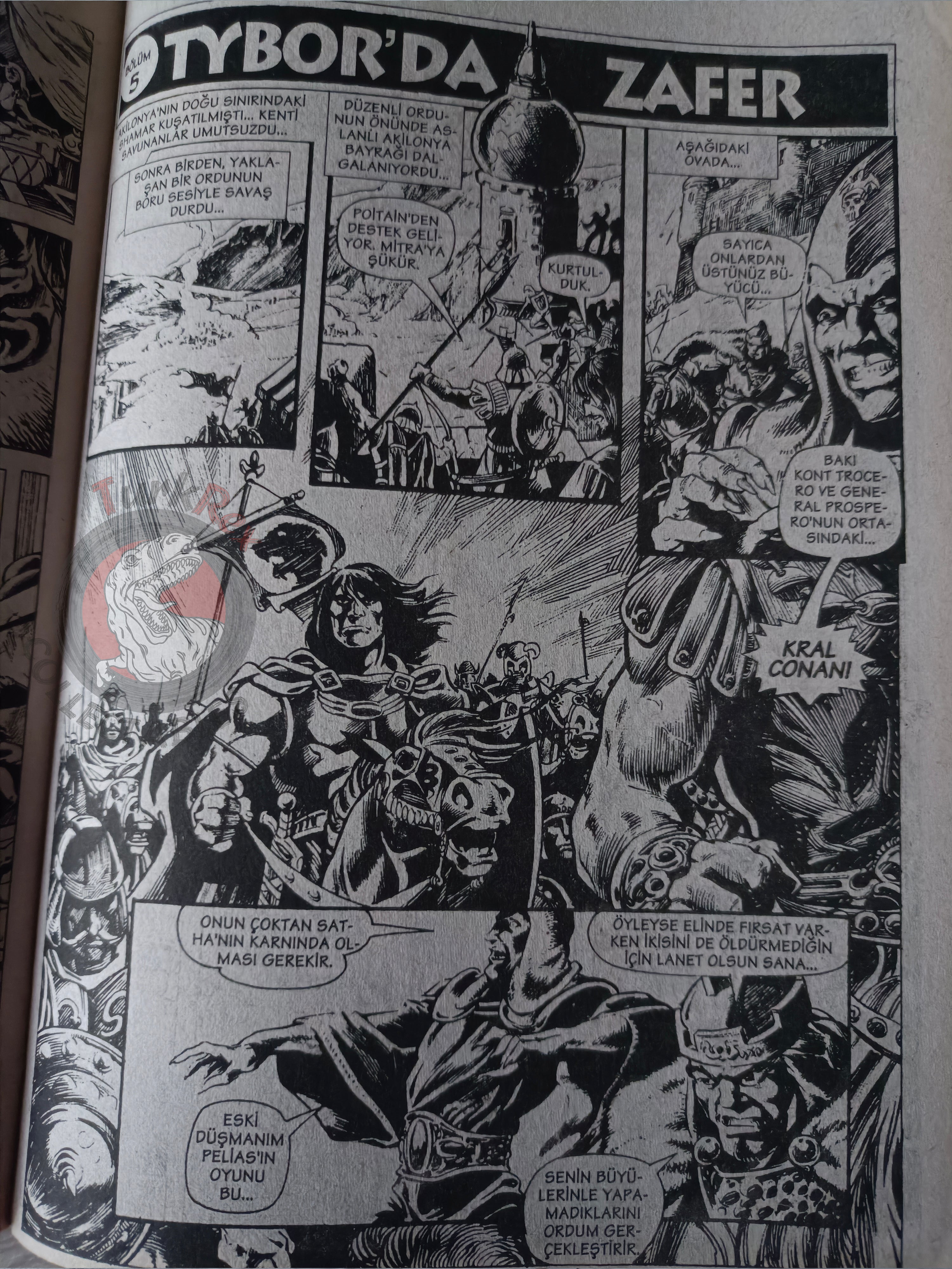 Kral Conan #10 The Savage Sword of #30 Turkish Comic Turkey Saga #22