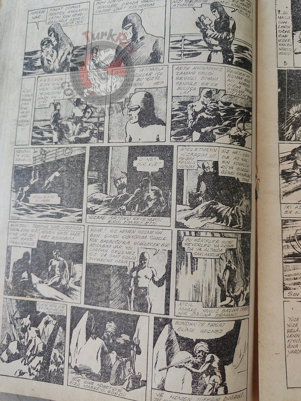 1001 Roman 1944 The Phantom - The Singh Brotherhood / The Sky Band Turkish Comic Mag Turkey