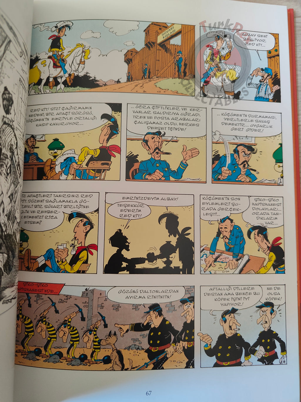 Lucky Luke – L'integrale #8 Turkish Comic Turkey Les Dalton Dans Le Blizzard