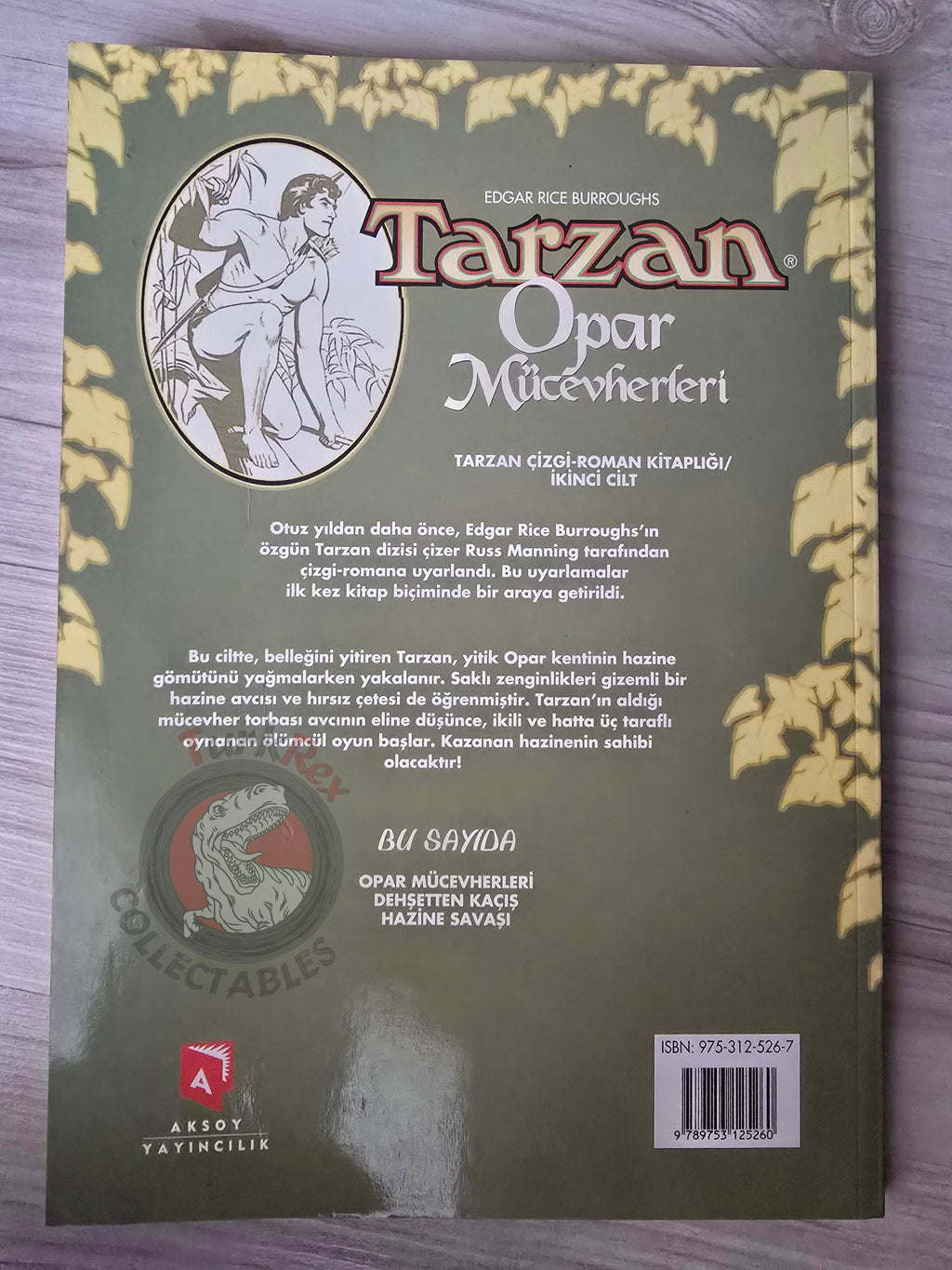 The Tarzan Comics Library #2 - Tarzan and the Jewels of Opar Turkish Comic Turkey Russ Manning