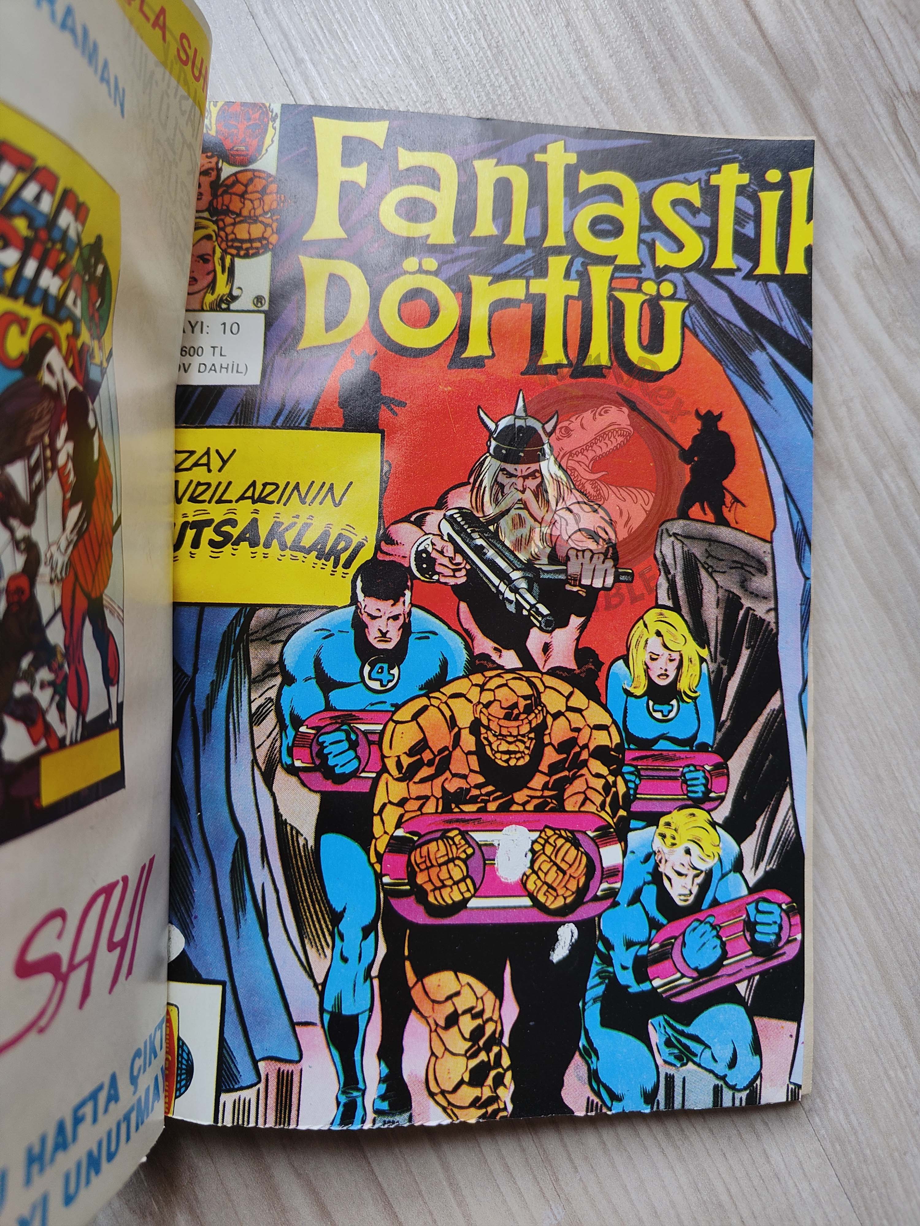 Fantastic Four Volume #5 1989 Turkish Comic Turkey #217 - #224