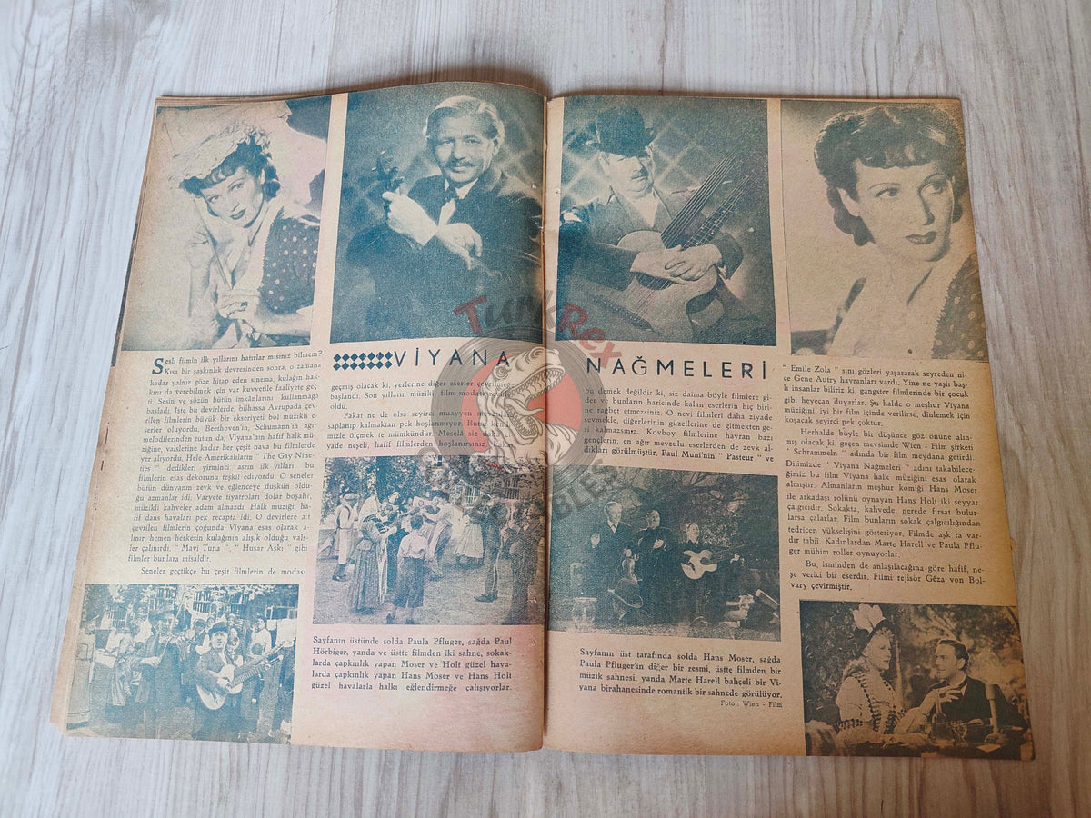 Yıldız 1944 Maria Montez Turkish Mag Turkey Hollywood Melvyn Douglas Deanna Durbin Ann Sheridan