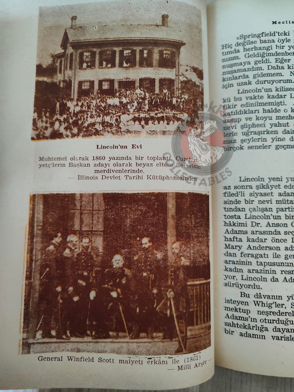 Benjamin P. Thomas – Abraham Lincoln 1952 1st Turkish Book Turkey
