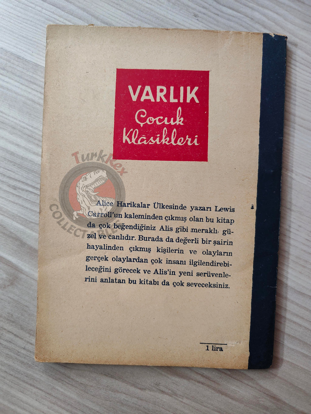 Lewis Carroll – Through the Looking-Glass 1961 Turkish Book Turkey Illustrated
