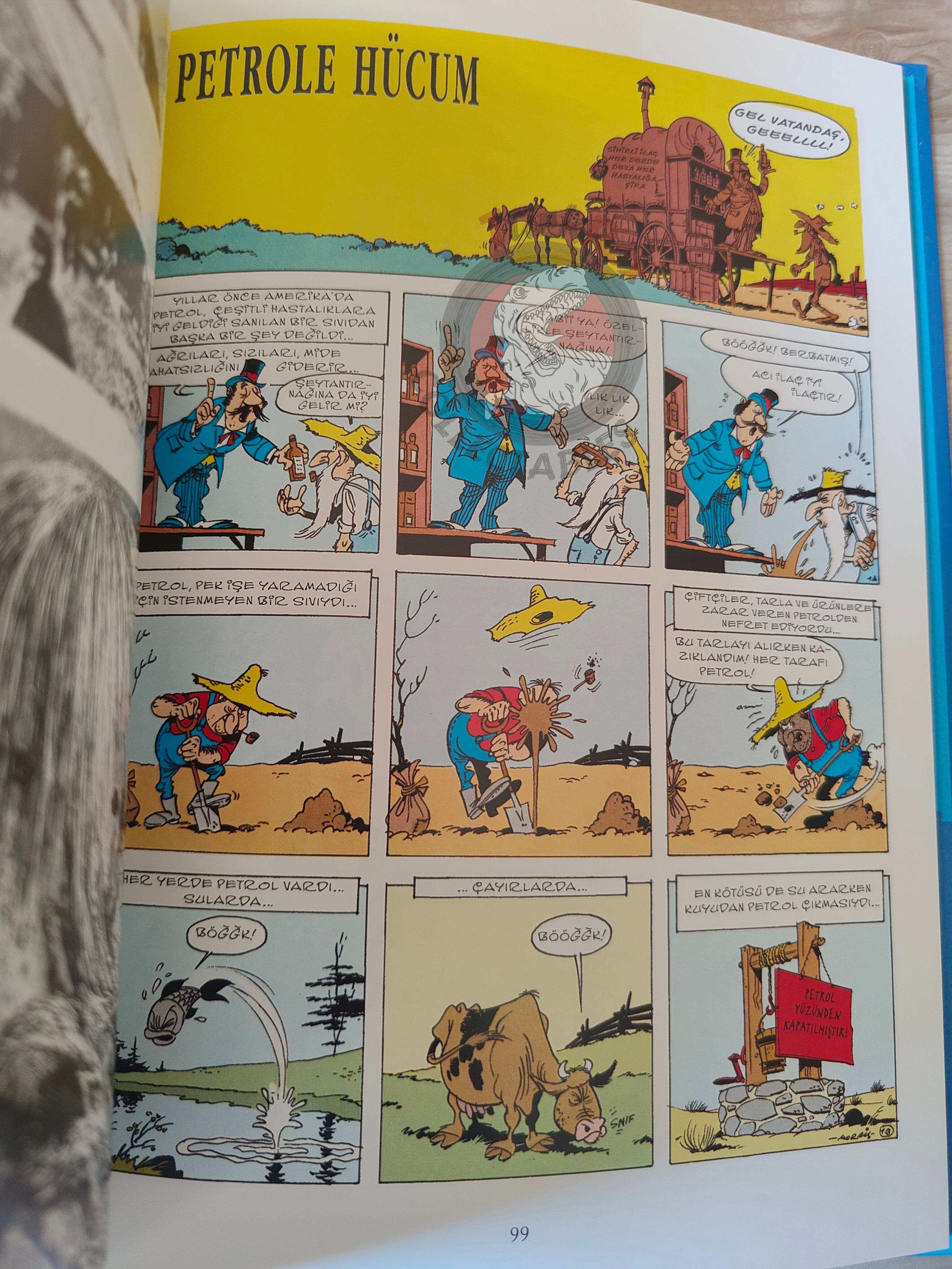 Lucky Luke – L'integrale #6 Turkish Comic Turkey En Remontant Le Mississippi