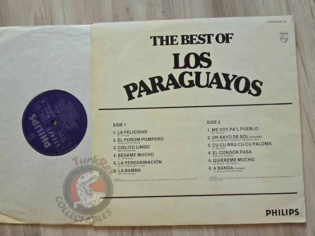 Los Paraguayos – The Best Of Los Paraguayos Turkish Pressing Vinyl Turkey Edition