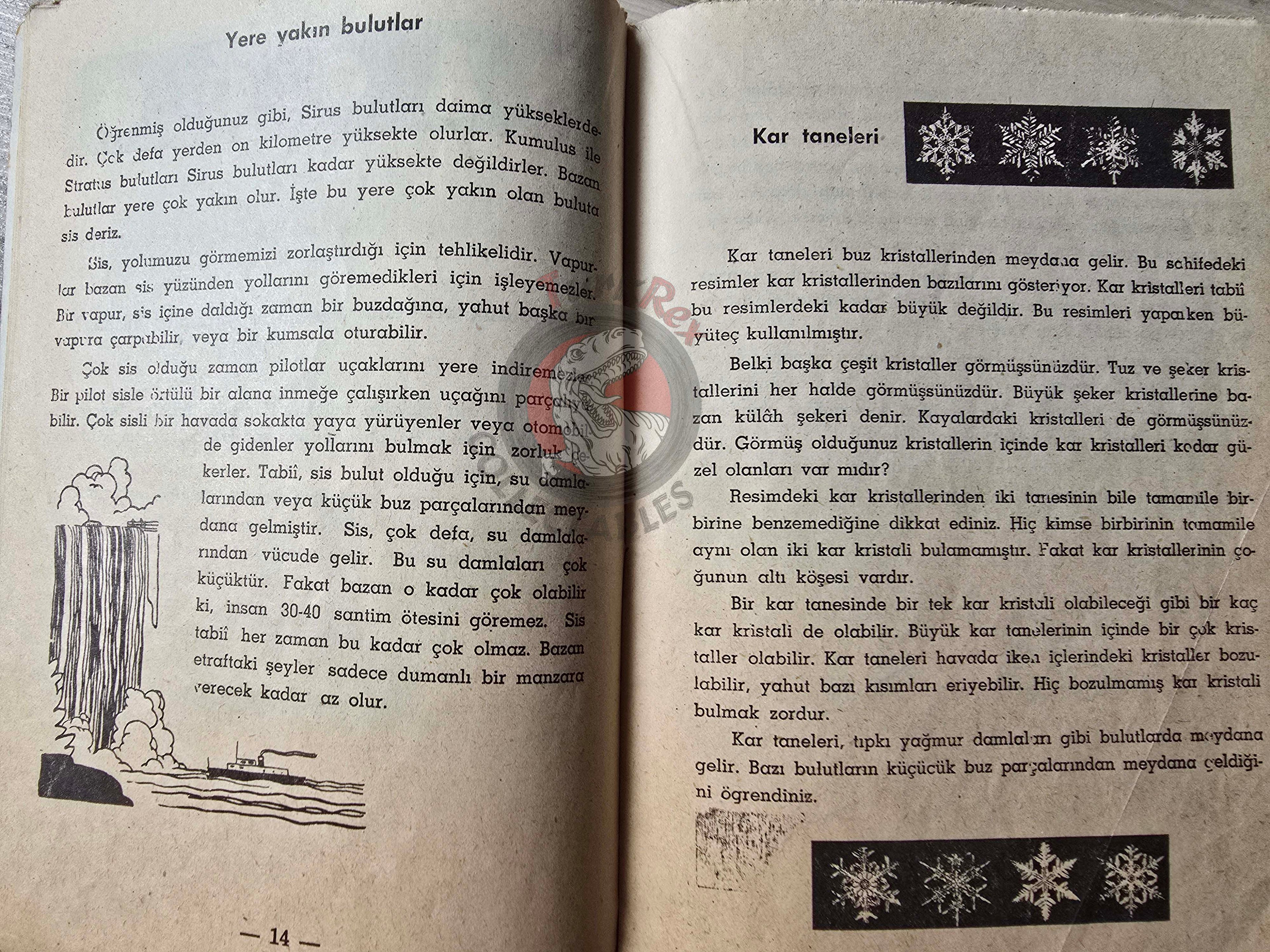Bertha Morris Parker – Basic Science Education Series 1960s Turkish Book Turkey Clouds, Rain, and Snow
