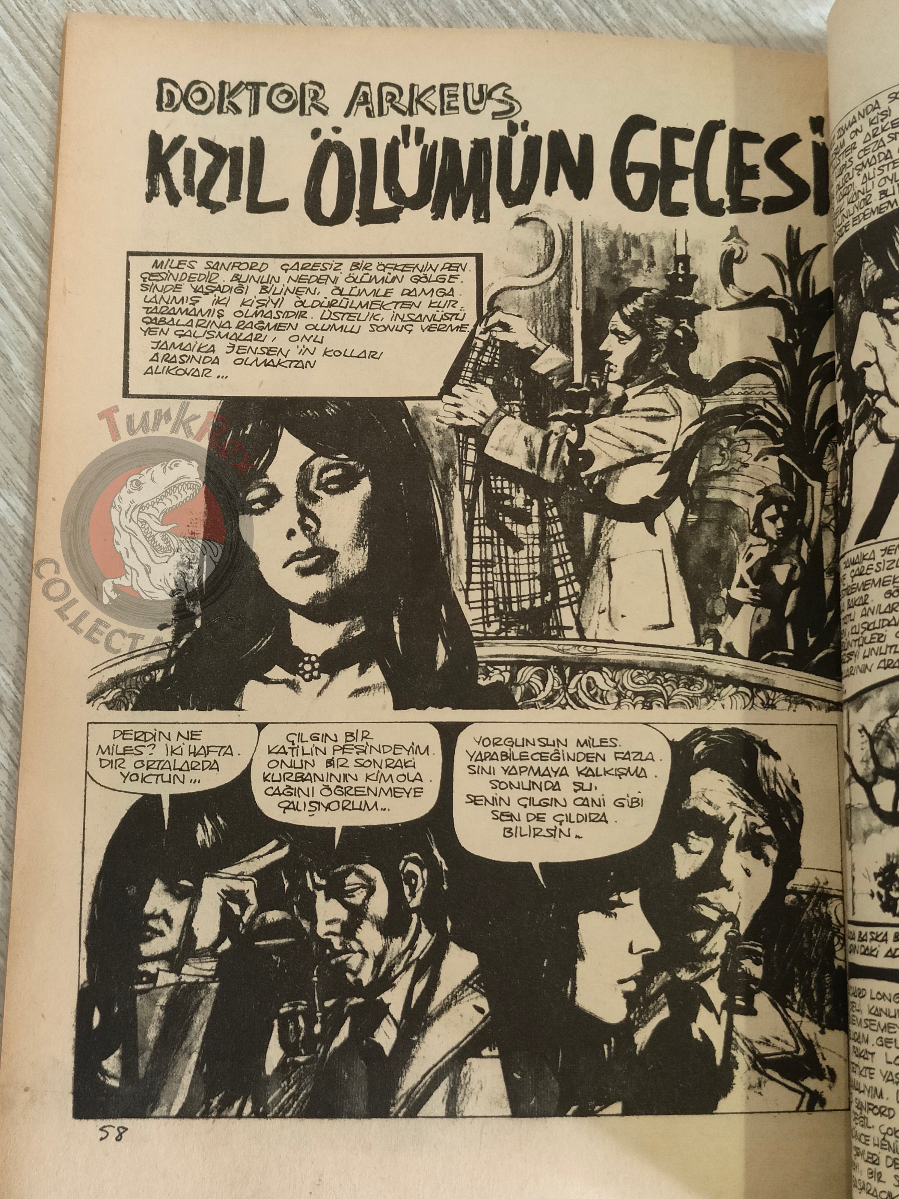Korku September 1974 Frank Frazetta’s Vampirella #1 Cover Turkish Turkey Comic