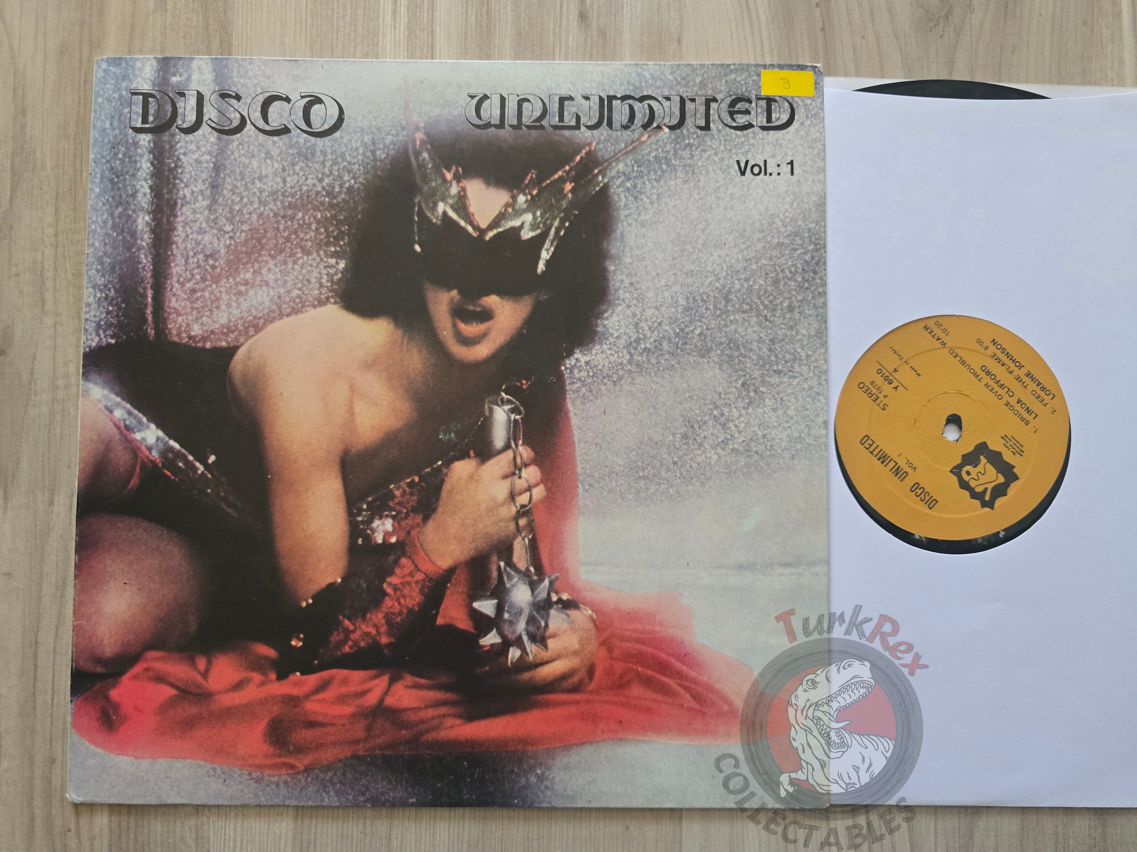 Various – Disco Unlimited Vol. 1 Turkish Pressing Vinyl Turkey Edition