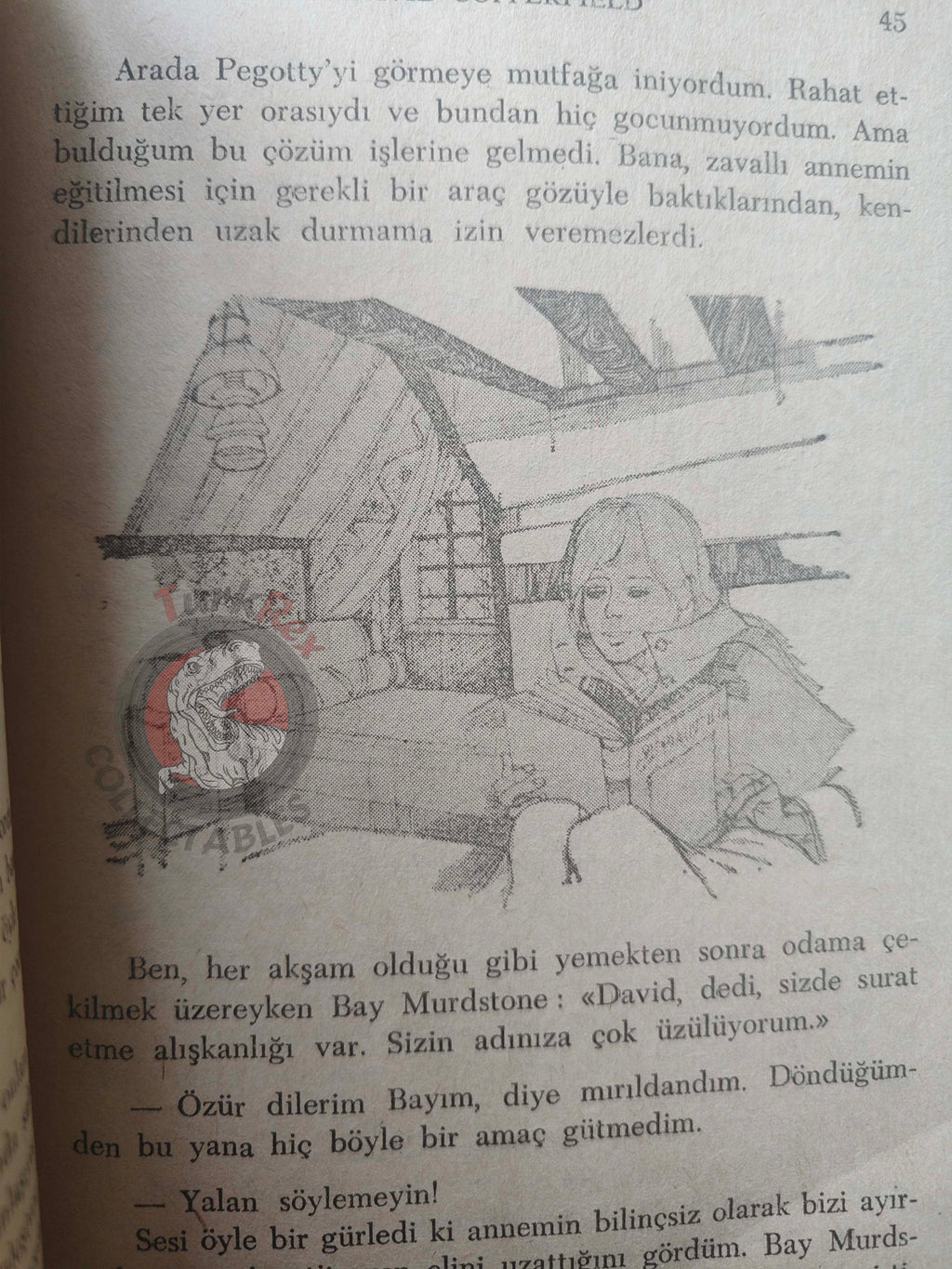 Charles Dickens –  David Copperfield 1982 Illustrated Turkish Book Turkey