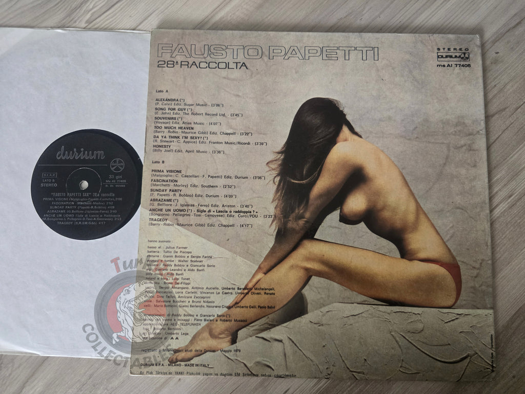 Fausto Papetti – 28a Raccolta Turkish Pressing Vinyl Turkey Edition