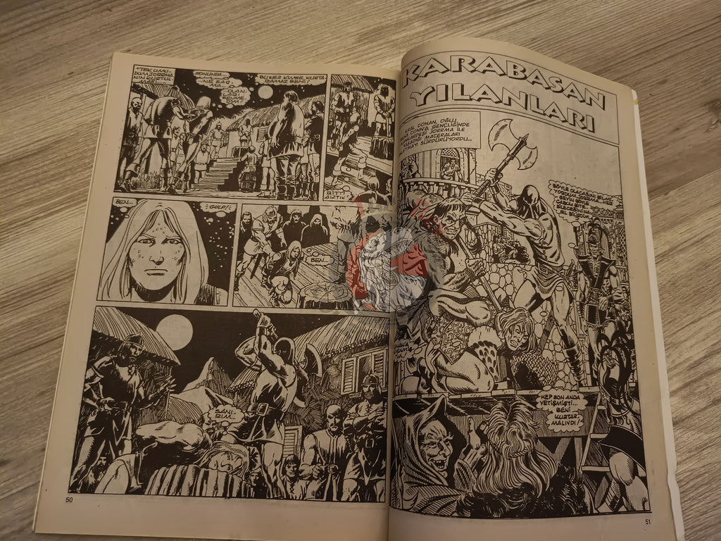 Kral Conan #25 The Barbarian #235 #238 Turkish Comic Turkey SSOC #100