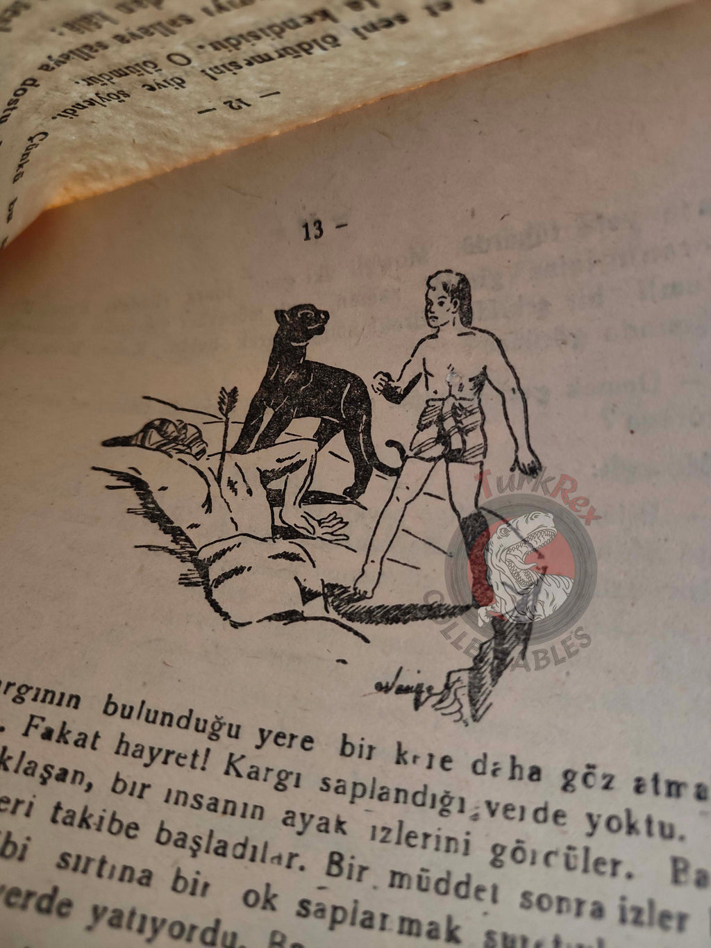 Rudyard Kipling – The Jungle Book 1959 Turkish Book Turkey Illustrated