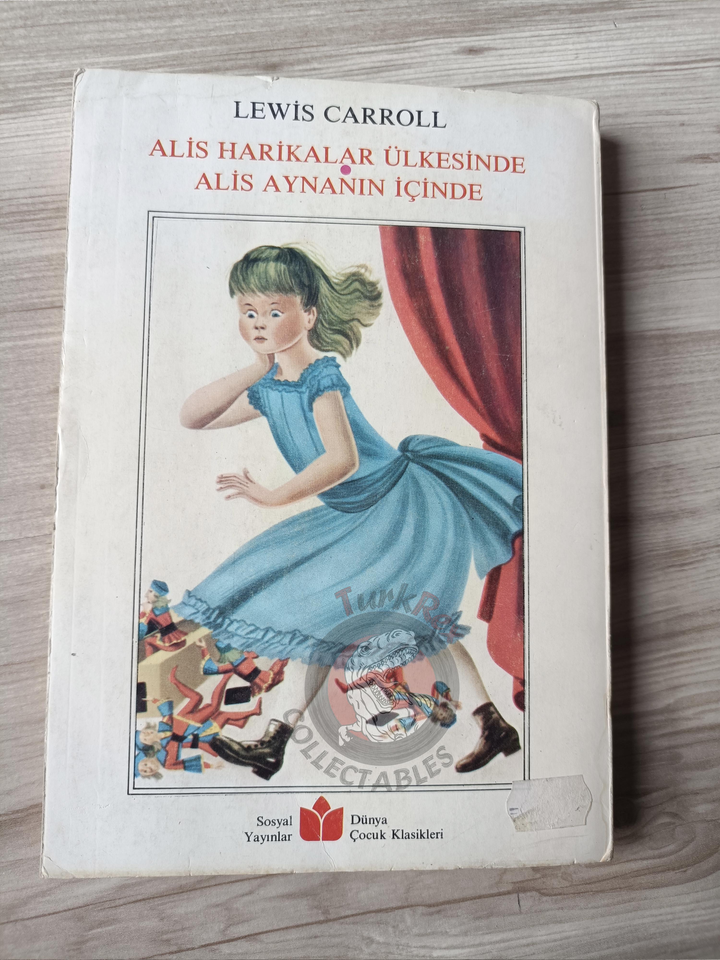 Lewis Carroll – Alice in Wonderland 1985 Turkish Book Turkey Illustrated John Tenniel