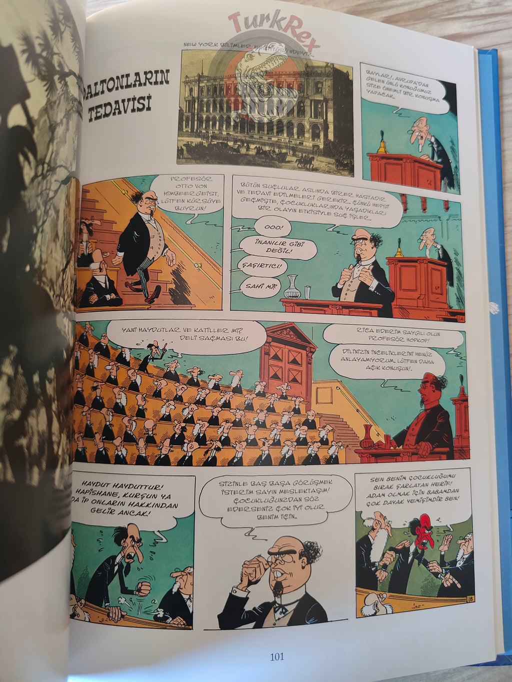 Lucky Luke – L'integrale #14 Turkish Comic Turkey Le Cavalier Blanc