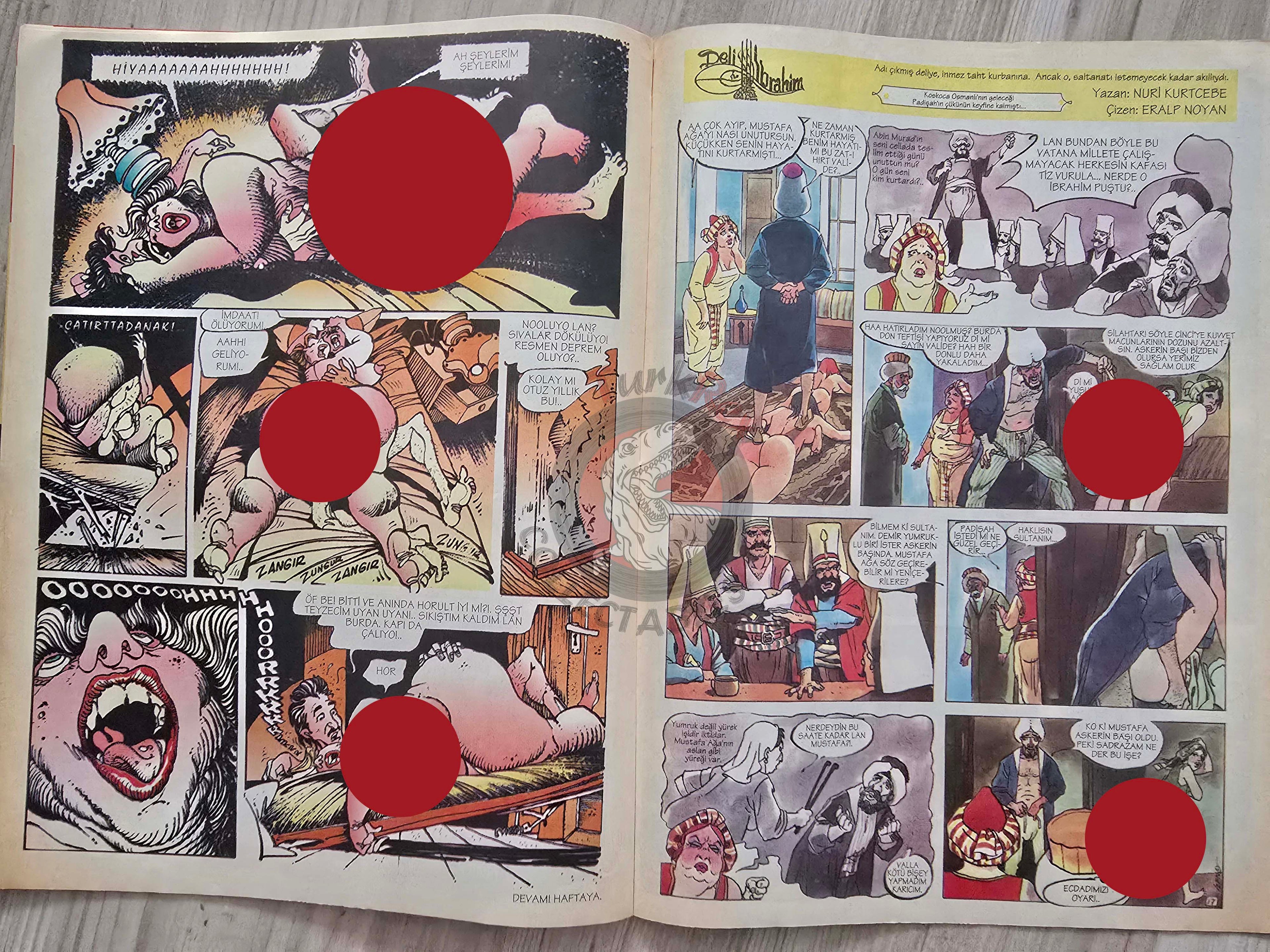 Eroskop #5 1993 Turkish Comic Turkey Erotic Mag La Contessa Rossa Georges Pichard