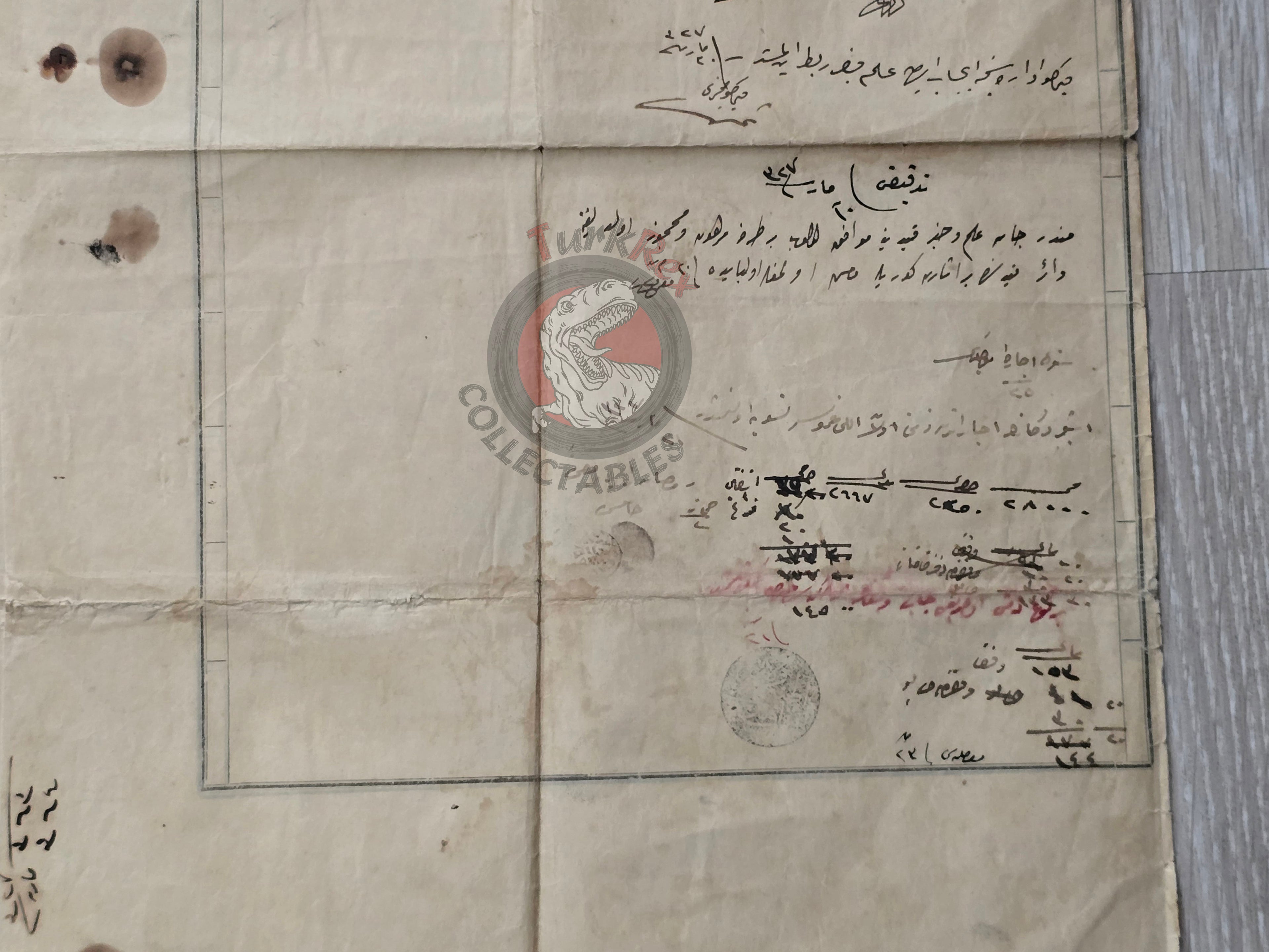 Ottoman 1911 Land Deed Shop in Adana Armenian and Kurdish Citizen Title Deed Armenia Kurds