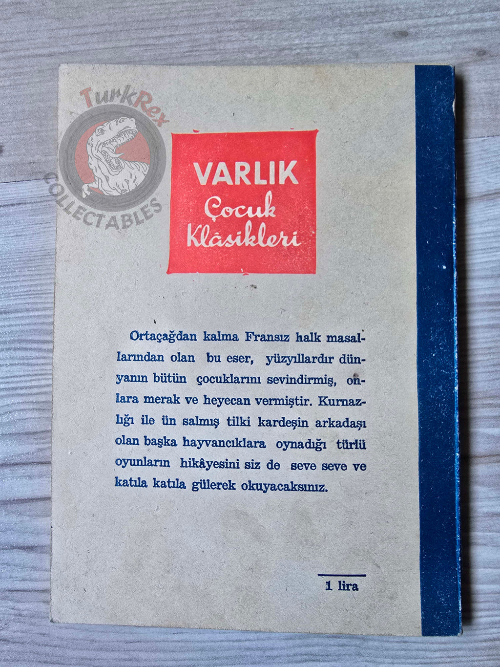Reynard the Fox 1963 Turkish Book Turkey Illustrated