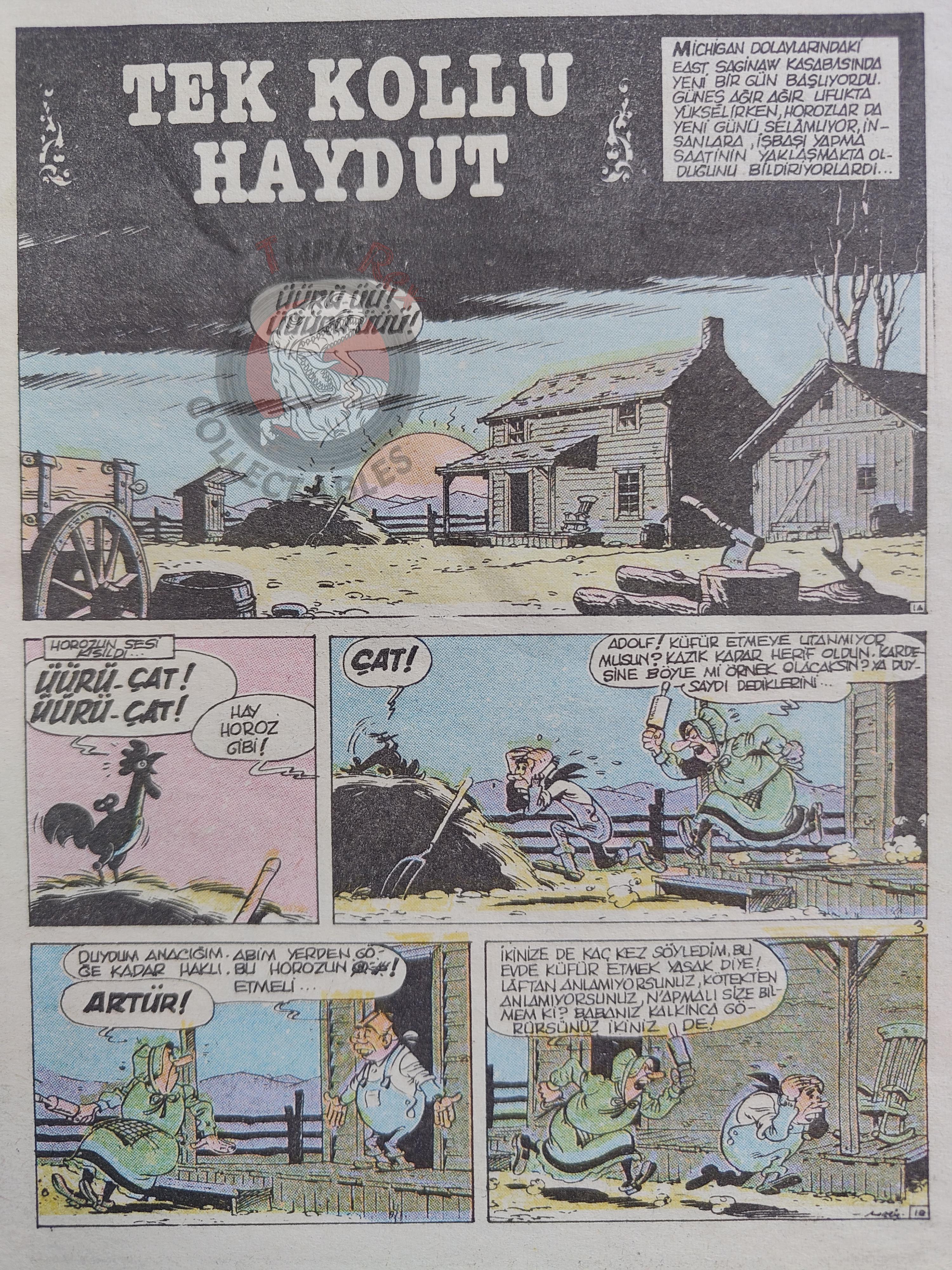 Lucky Luke Lot of 55 Complete Set 1988 Turkish Comic Turkey