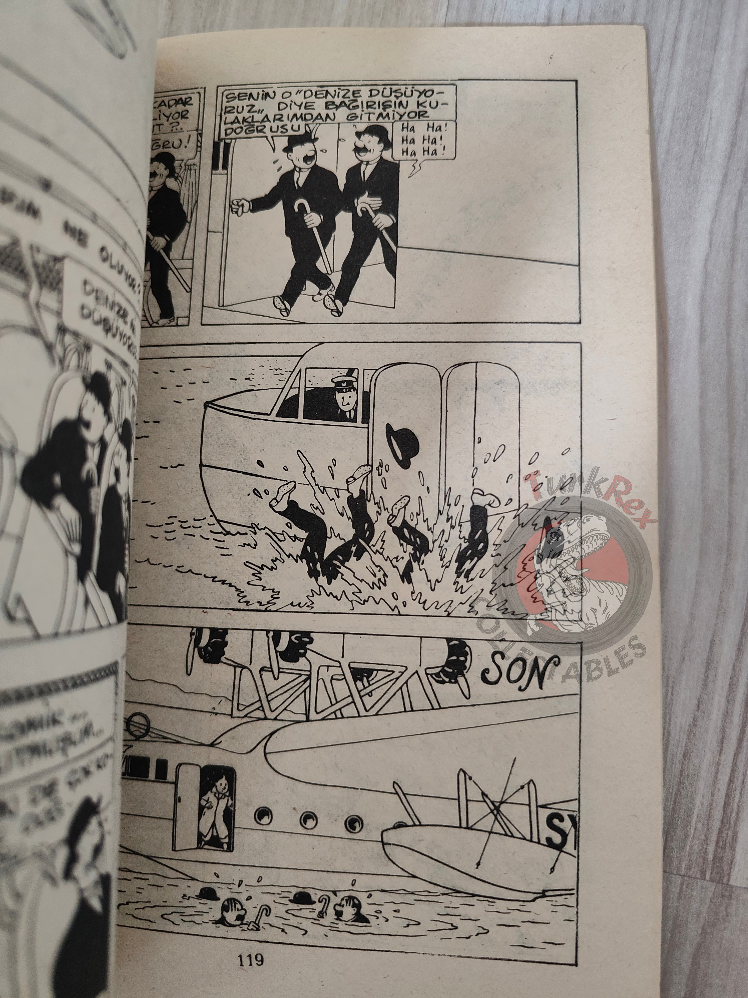 Tintin – King Ottokar's Sceptre early 1980s Turkish Edition Comic Turkey 2