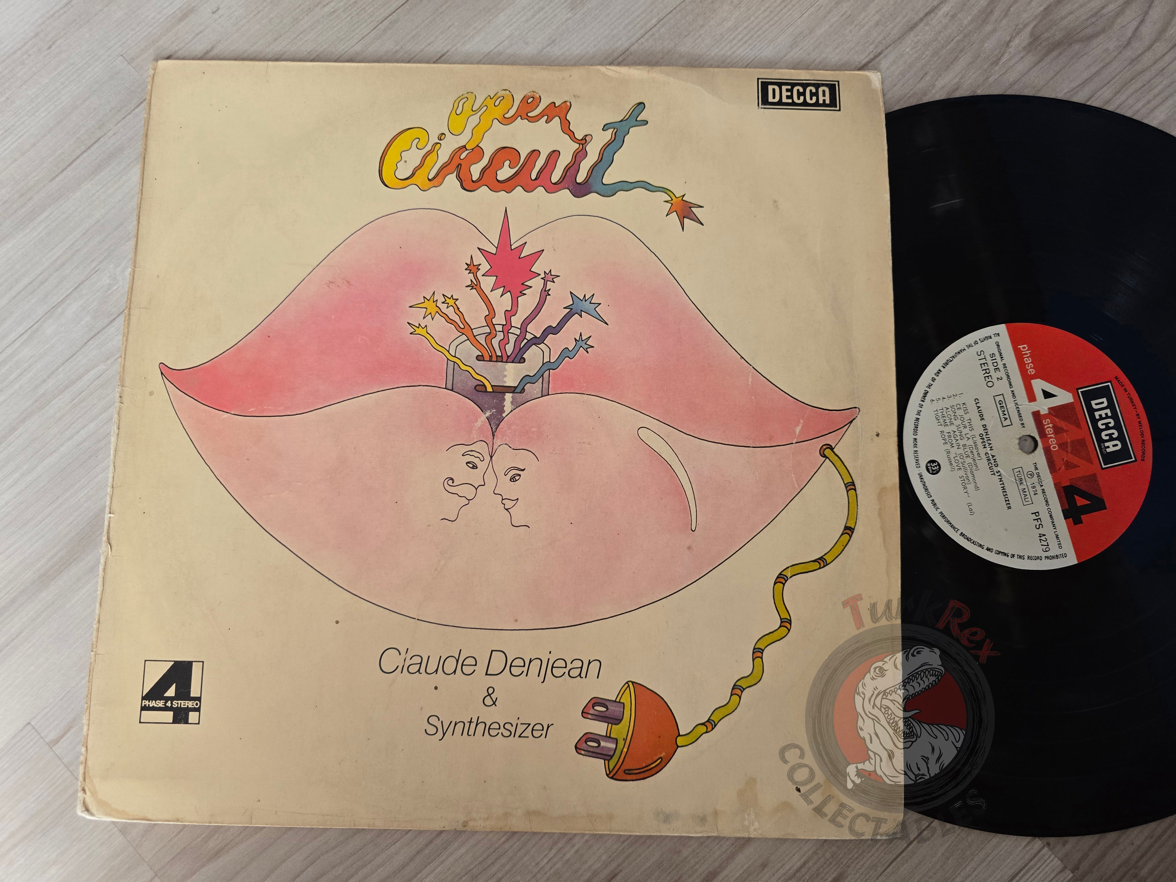 Claude Denjean And Synthesizer – Open Circuit Turkish Pressing Vinyl Turkey Edition