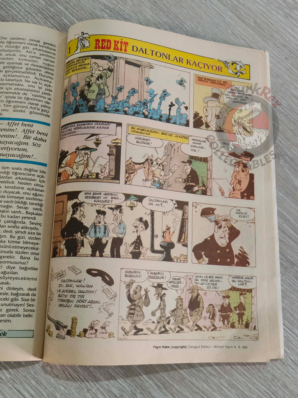 Milliyet Çocuk #50 1984 Turkish Comic Turkey Michael Jackson Lucky Luke Eric Castel Robin Dubois