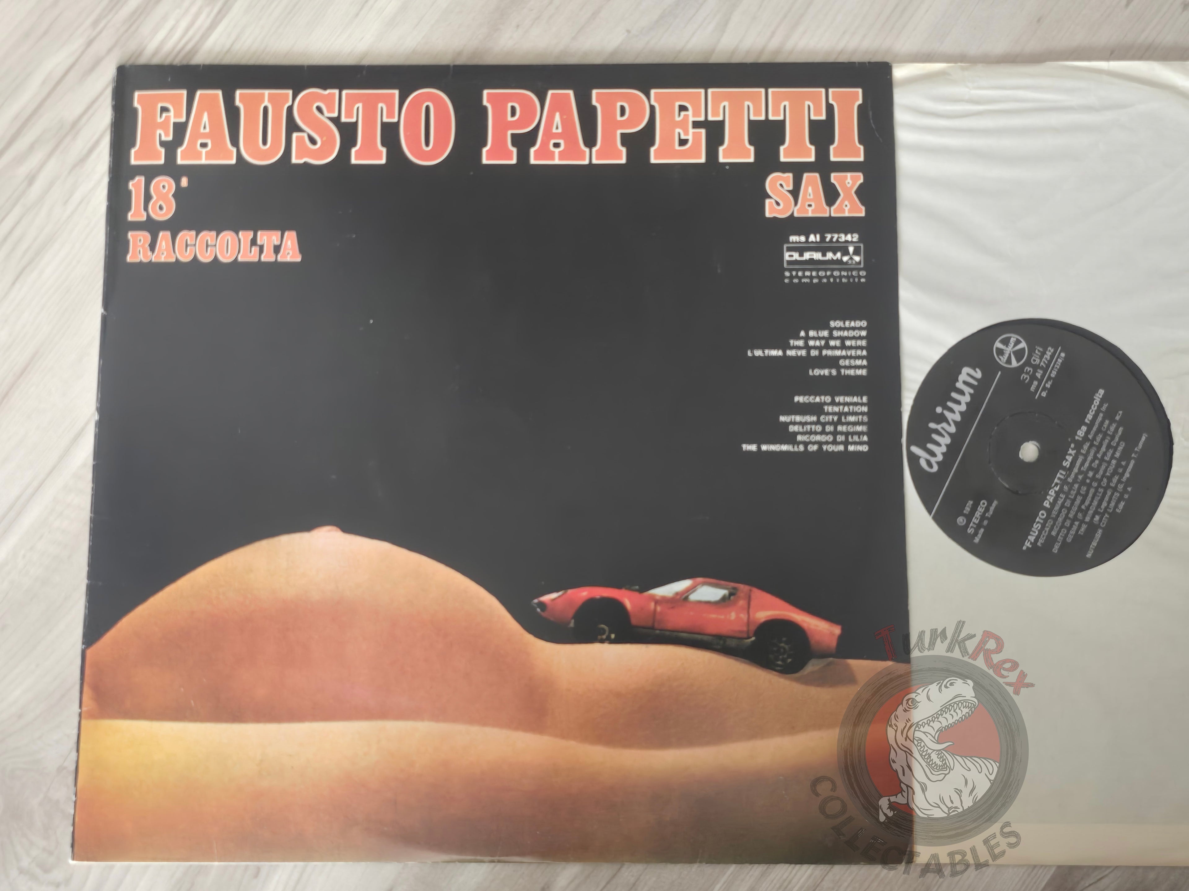 Fausto Papetti – 18a Raccolta Turkish Pressing Vinyl Turkey Edition