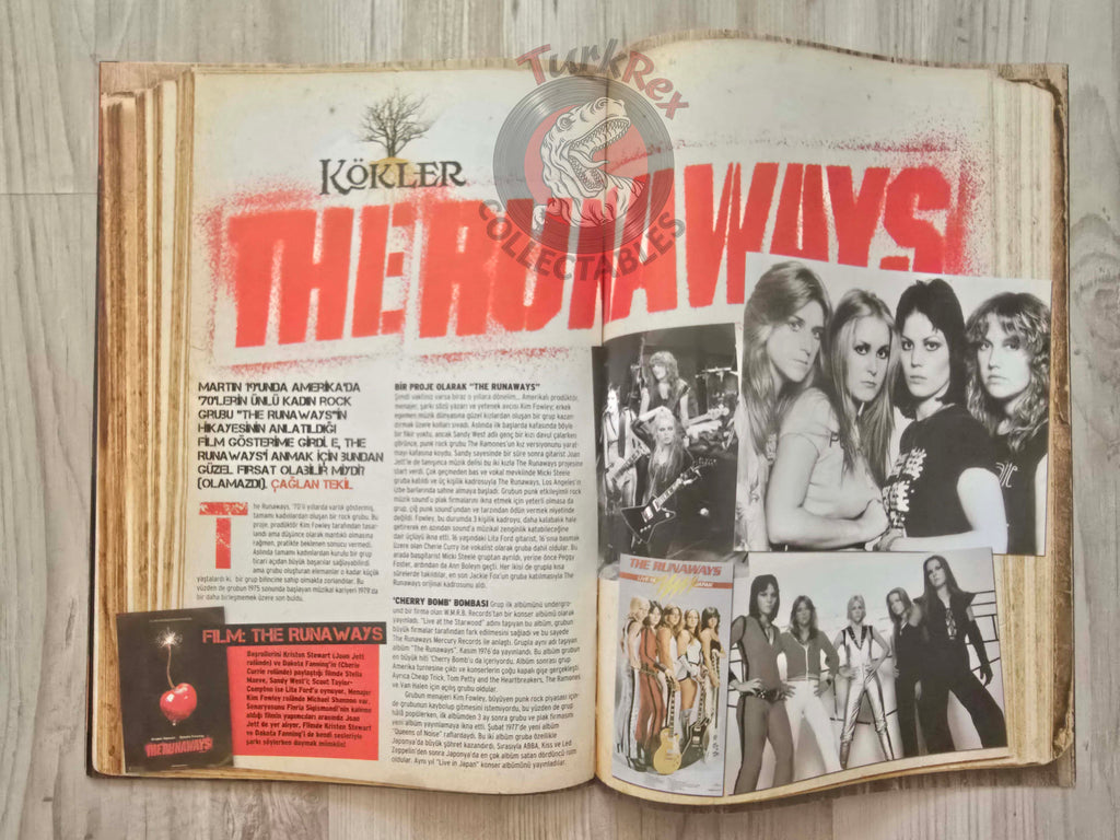 Headbang 2010 Manowar Turkish Mag Turkey  Burzum Draconian Sepultura The Runaways