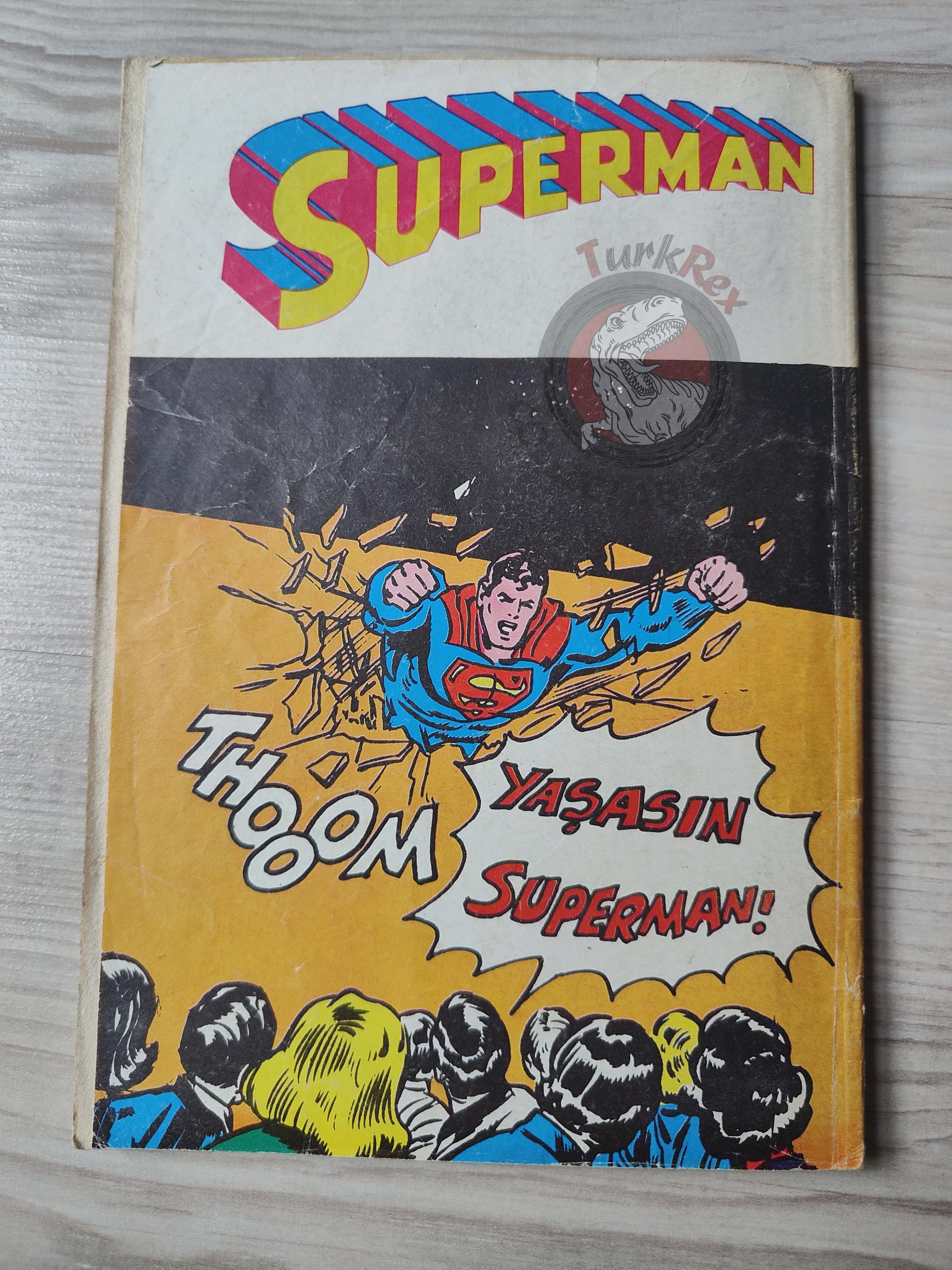 Superman #54 1980 Turkish Comic Turkey #337 #290 #291 Action Comics #484 #485