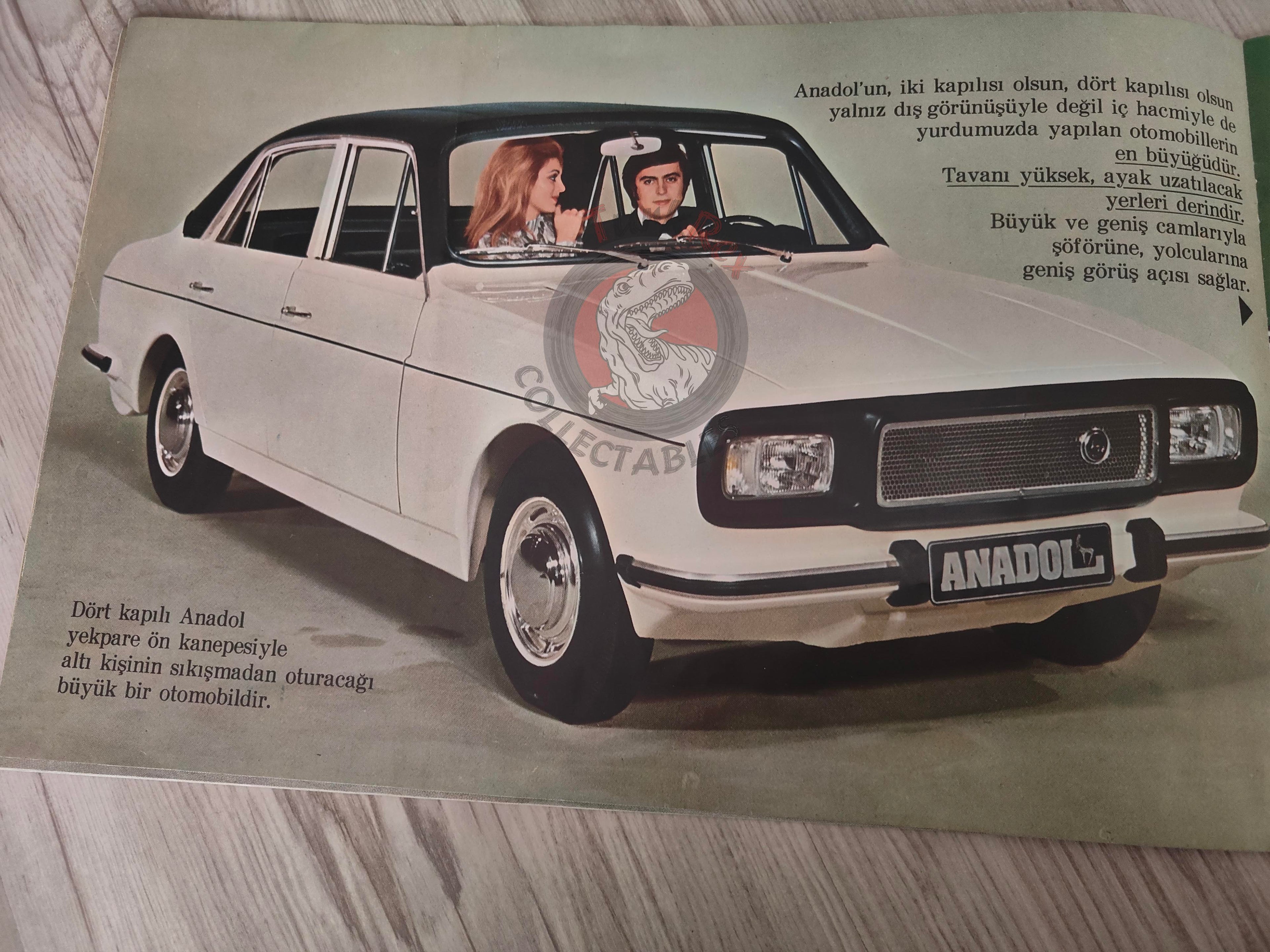 Yeni Anadol Sales Brochure A2 SL 70s Turkish Car Turkey Koç Catalogue Ford