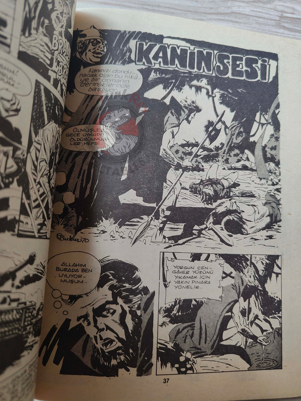 Süper Korku #12 late 80s Turkish Comic Turkey Warren Blazing Combat Eerie Vampirella