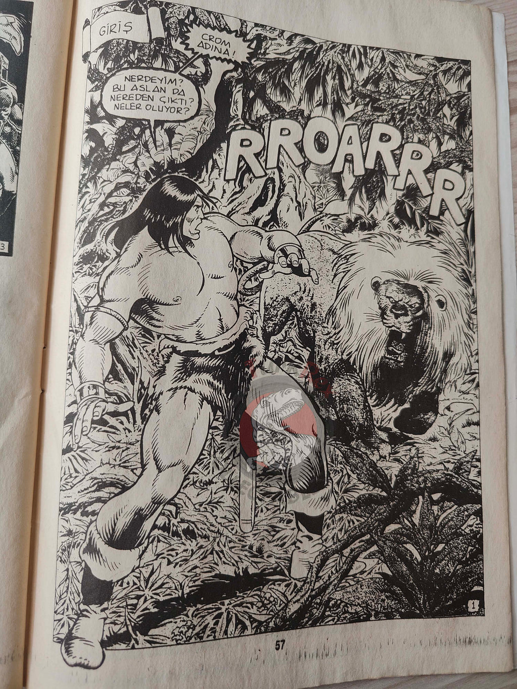 Conan & Tarzan #198 1994 Turkish Comic Turkey