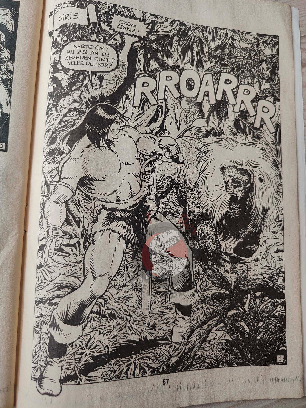 Conan & Tarzan #198 1994 Turkish Comic Turkey