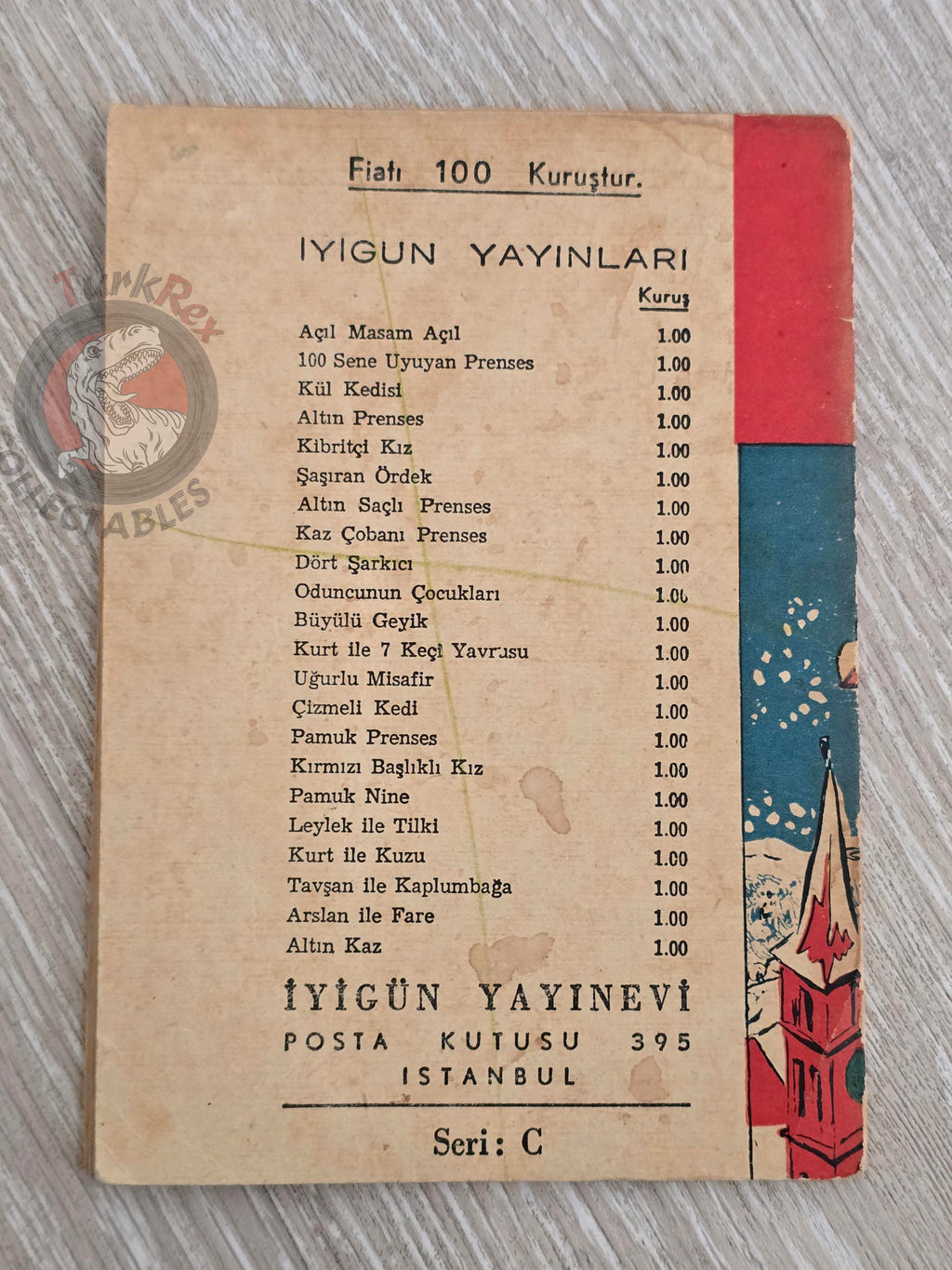 Grimm Brothers – Frau Holle 1960 Turkish Book Turkey Illustrated