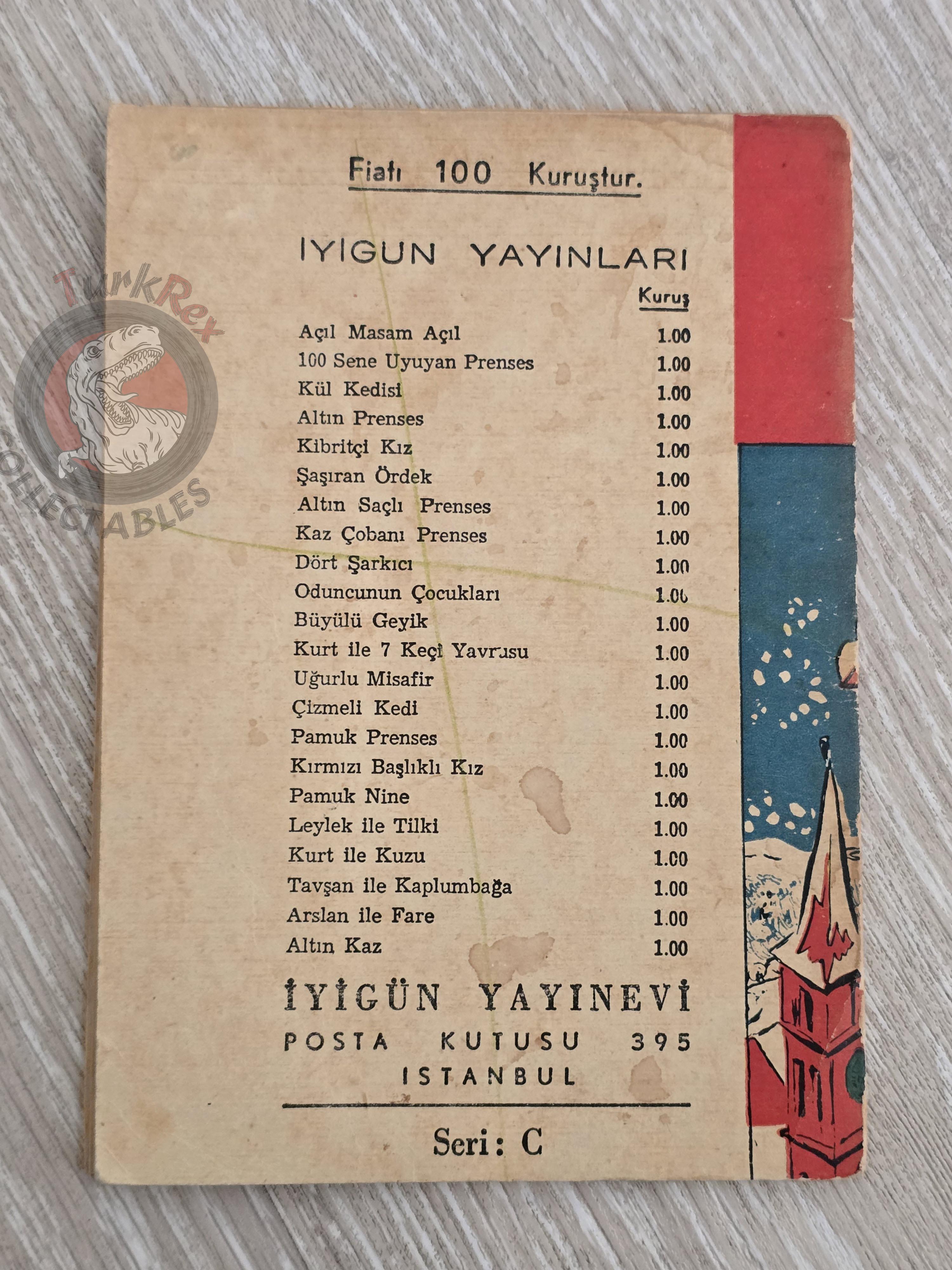 Grimm Brothers – Frau Holle 1960 Turkish Book Turkey Illustrated