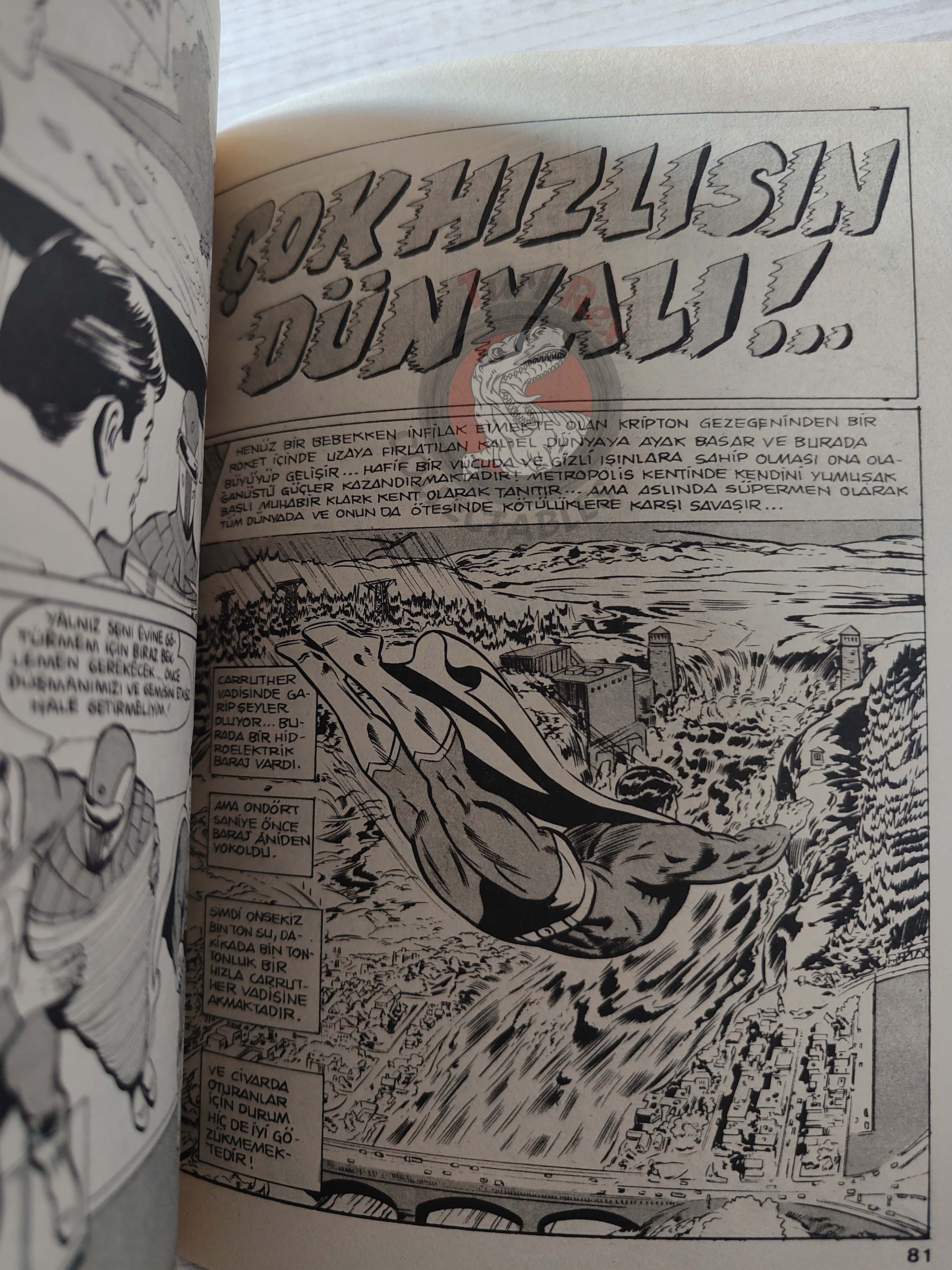 Superman #12 1982 Turkish Comic Turkey #362 #363 #396 Action Comics #521 #518