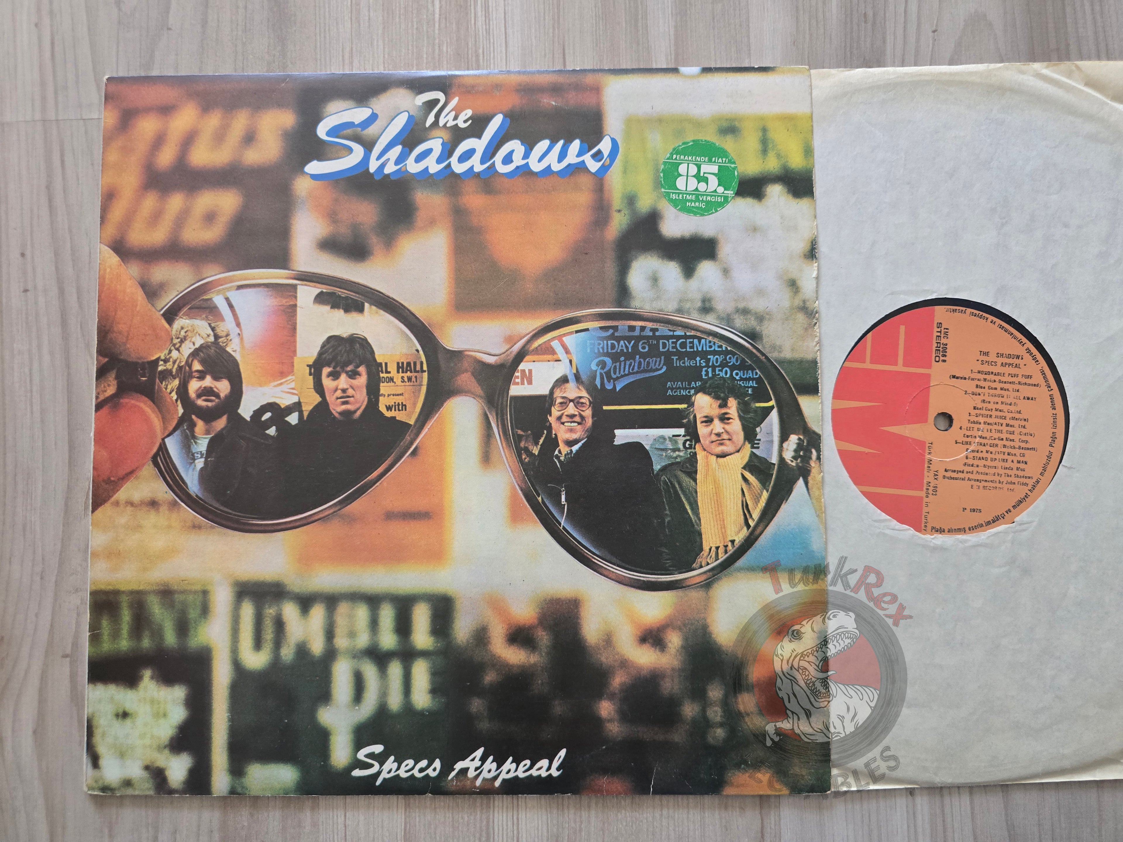 The Shadows – Specs Appeal Turkish Pressing Vinyl Turkey Edition