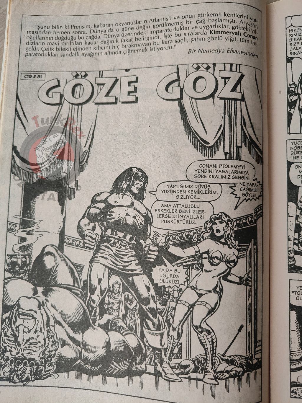 Conan The Barbarian #7 2001 Turkish Comic Turkey #80 #81 #82