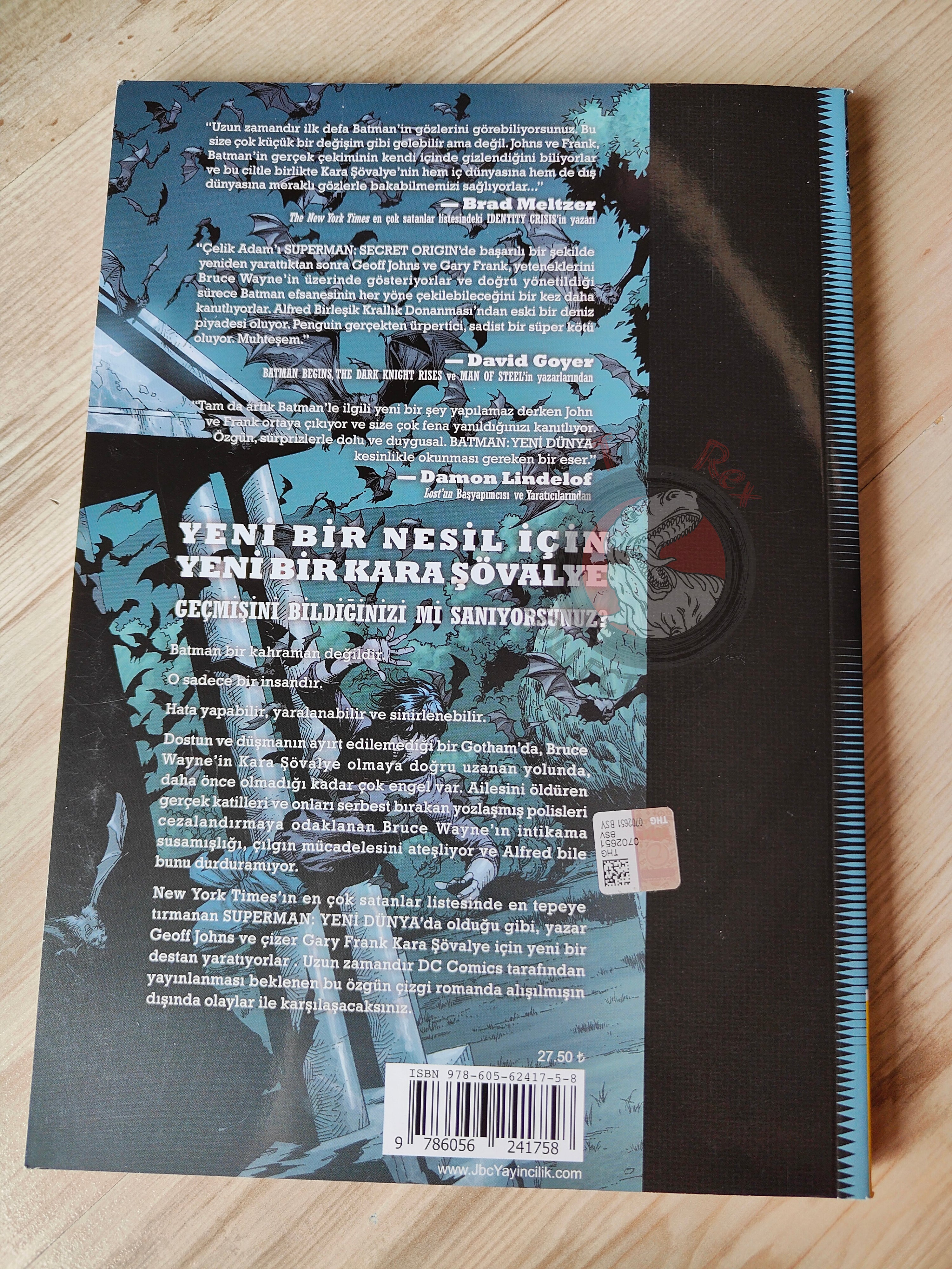 Batman: New World (Batman: Earth One) 2014 Turkish Comic Turkey