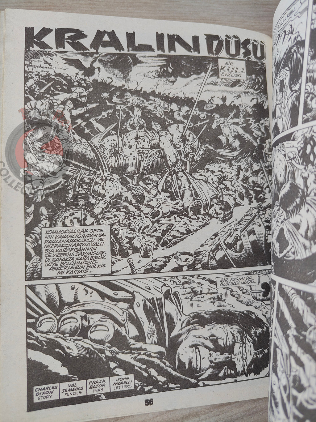 Conan ve Barbarlar #5 1994 Red Sonja & King Kull Turkish Comic Turkey