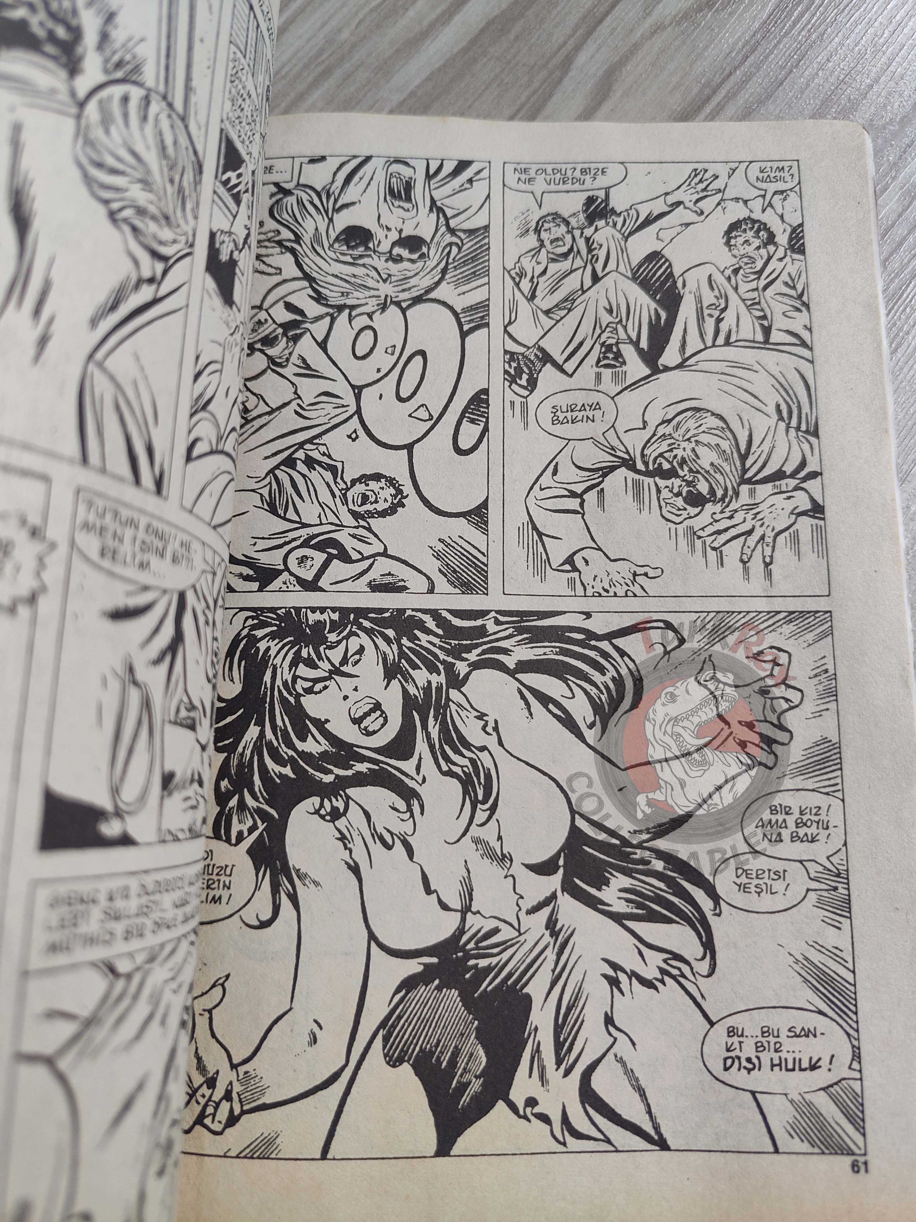 Hulk #16 1988 Turkish Comic Turkey cover Rampaging #5 #142 She-Hulk
