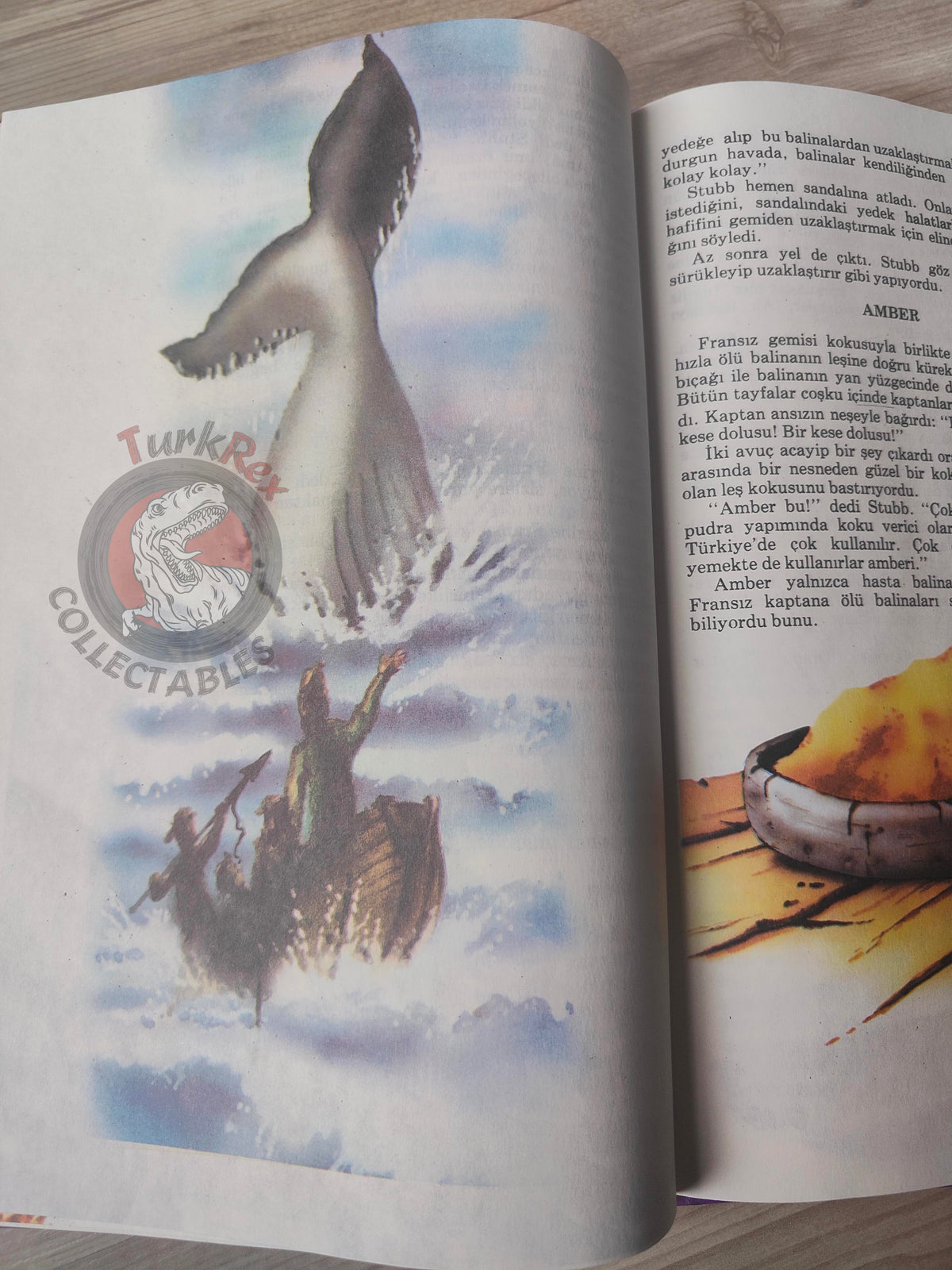 Herman Melville – Moby Dick 1983 HC Turkish Book Turkey Illustrated