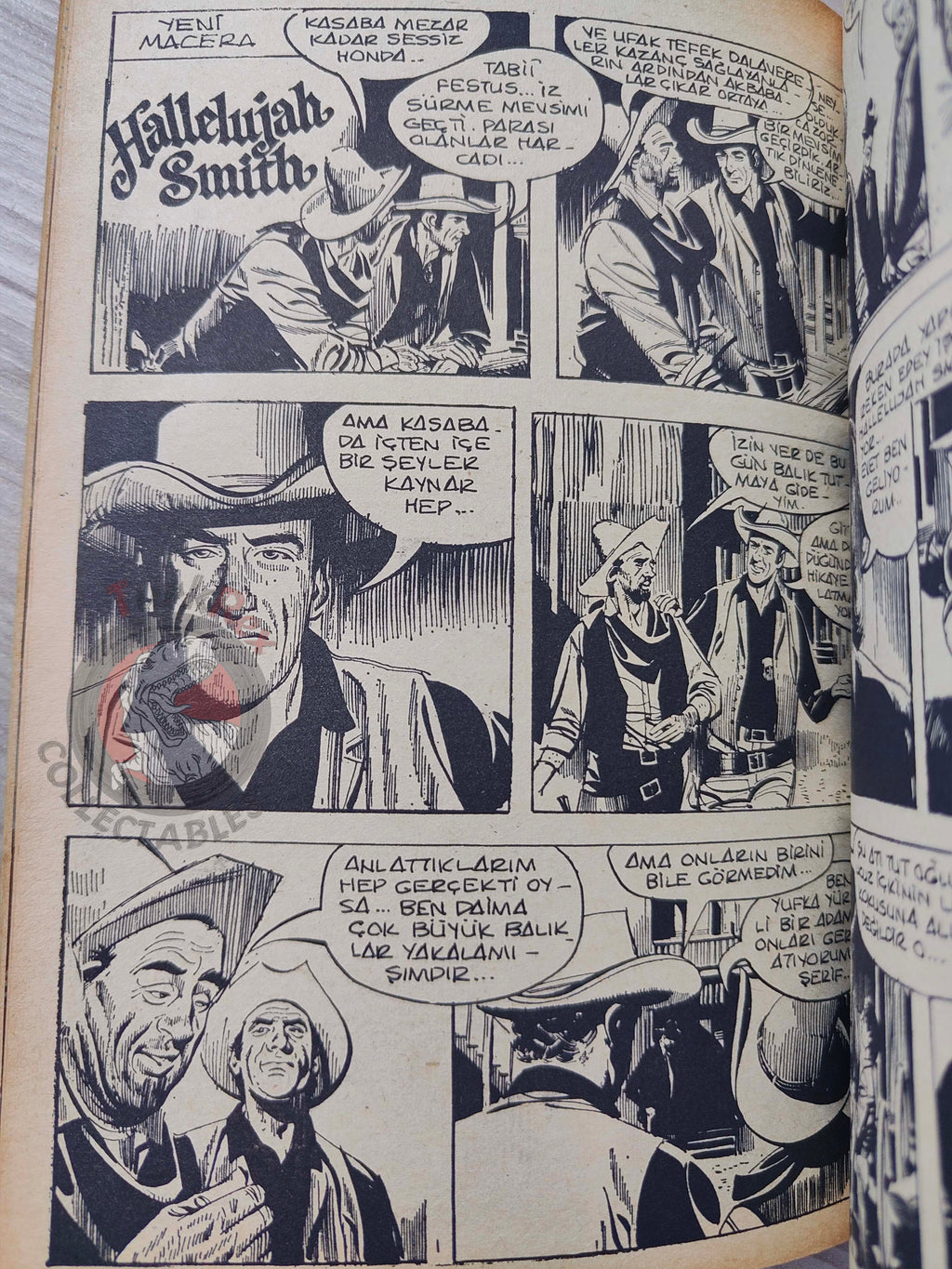 Buffalo Bill  –  Volume  #7 1981 Turkish Comic Turkey Marshal, le shérif de Dodge City