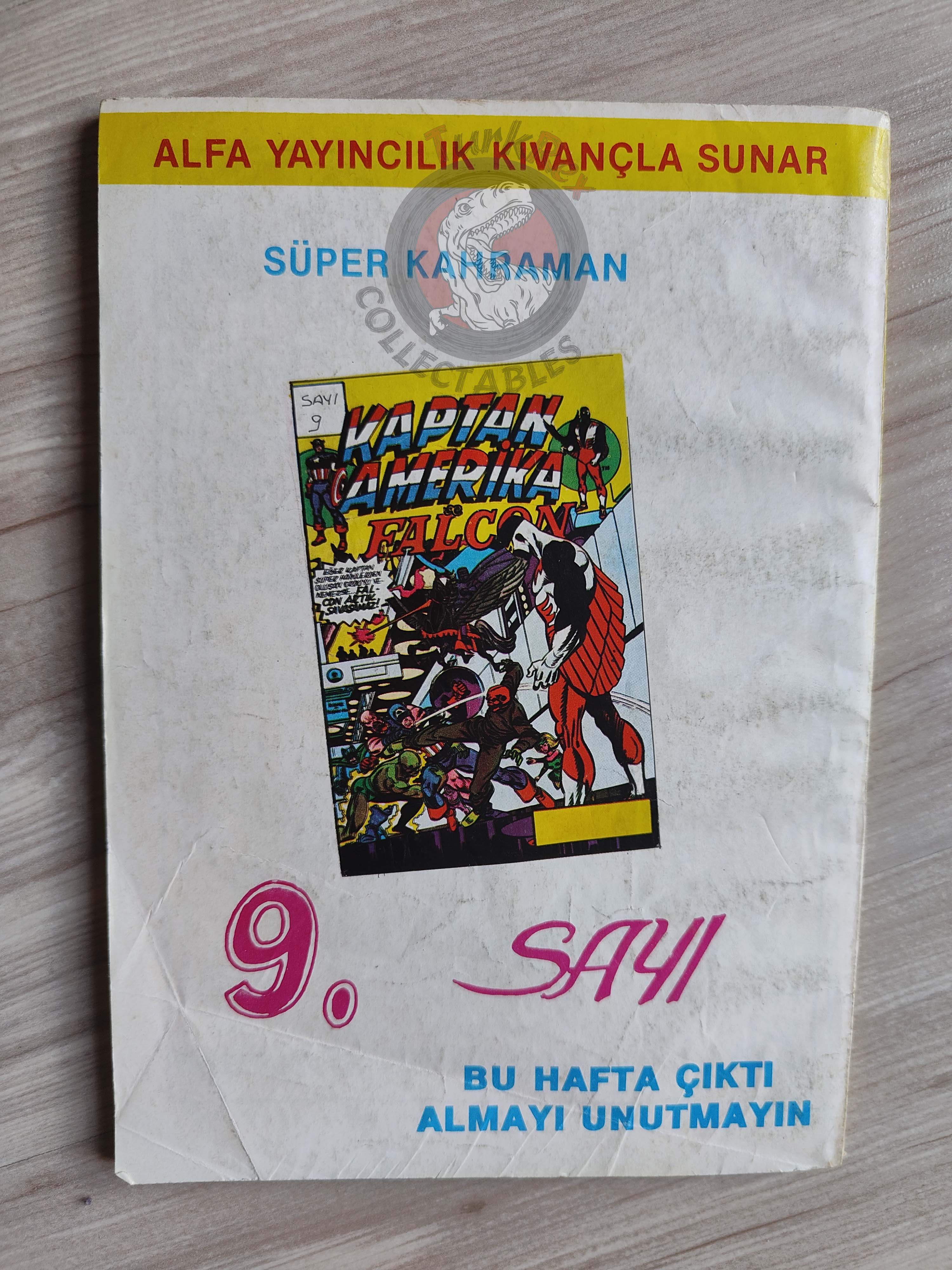 Fantastic Four #9 1988 Turkish Comic Turkey #217 #218 #219 #220 Spider-Man