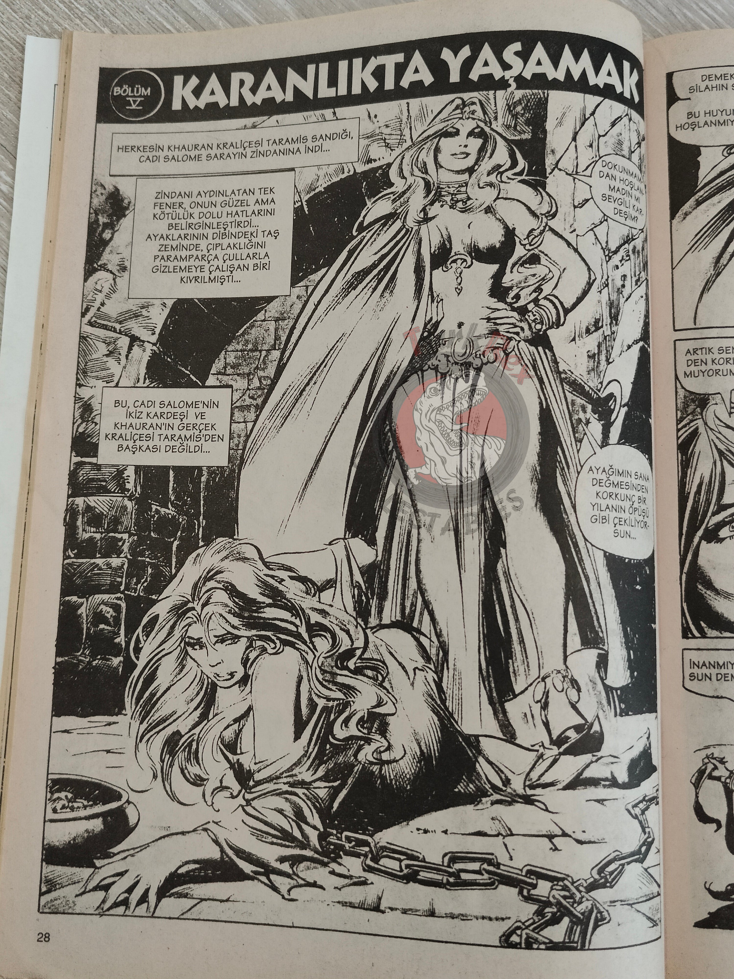 Conan #4 The Savage Sword of Conan #5 #6 Turkish Comic Turkey