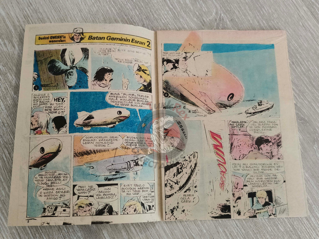 Tercüman Çocuk #27 1983 Turkish Comic Turkey Star Wars #48 Les Tuniques Bleues Derib