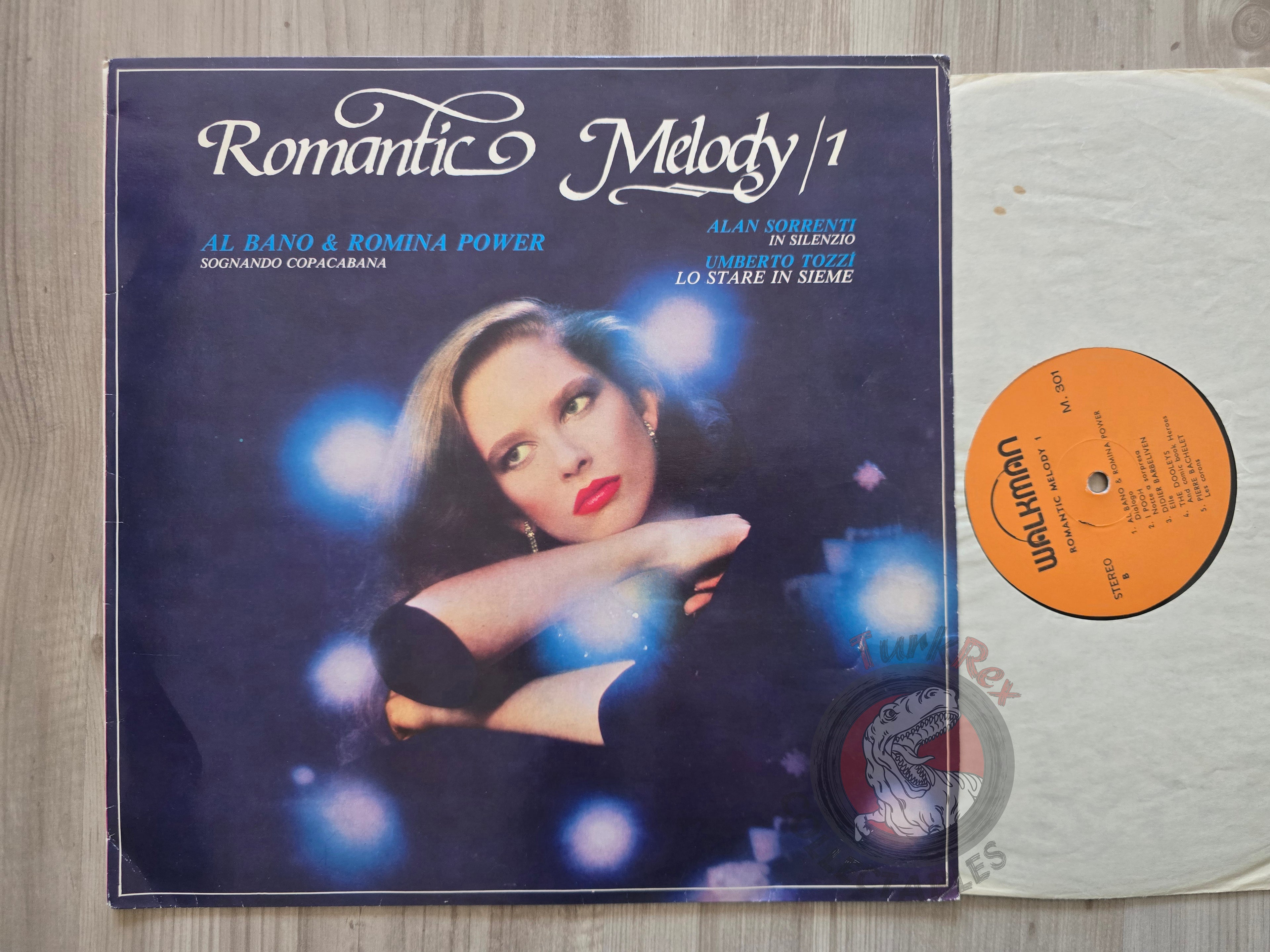 Various – Romantic Melody 1 Turkish Pressing Vinyl Turkey Edition