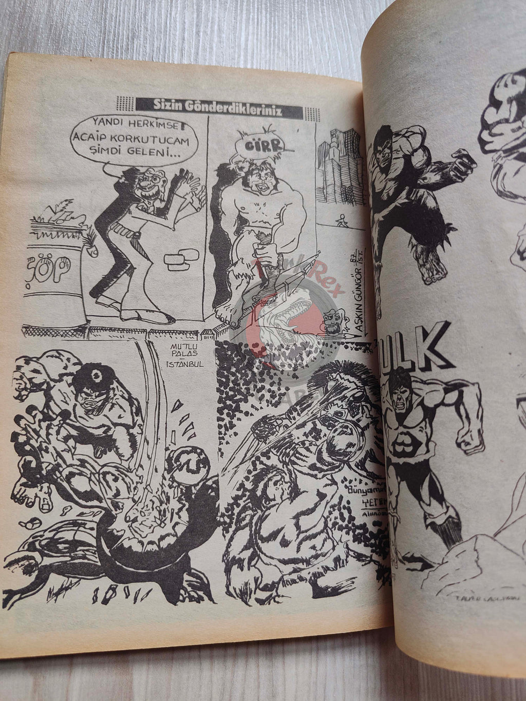 Hulk #10 1988 Turkish Comic Turkey cover #19 #131 Iron Man